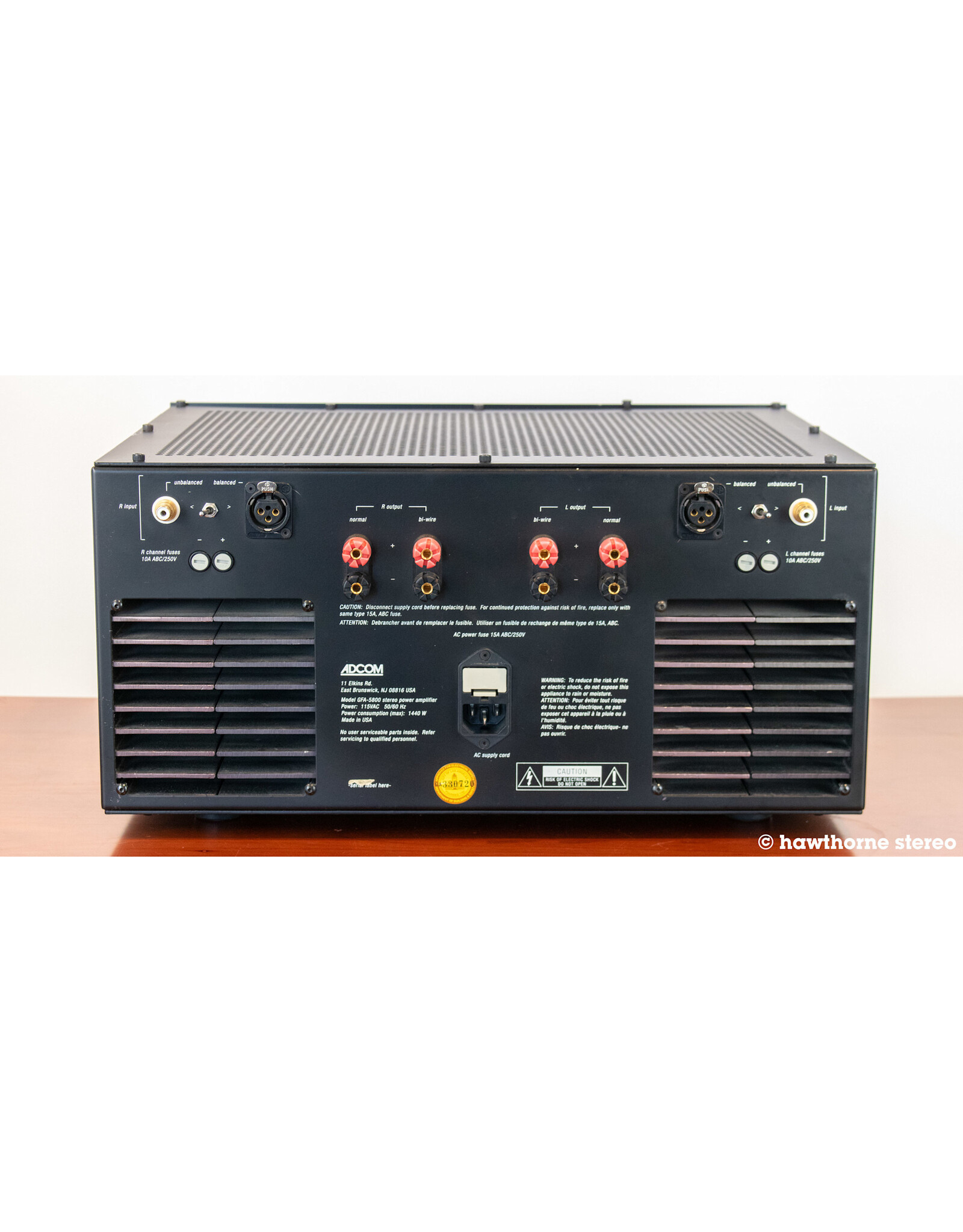 Adcom Adcom GFA-5800 Power Amp USED