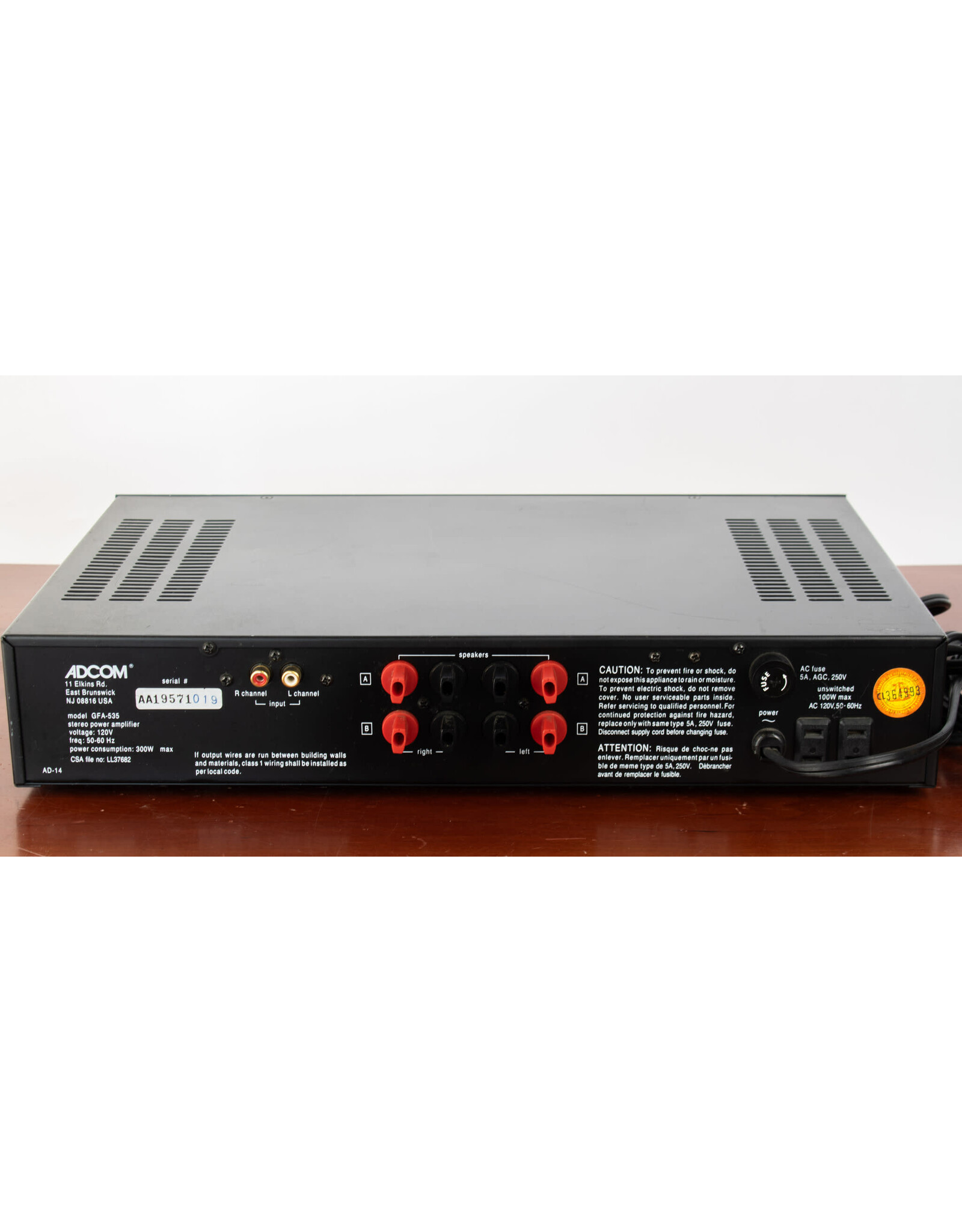 Adcom Adcom GFA-535 Power Amp USED