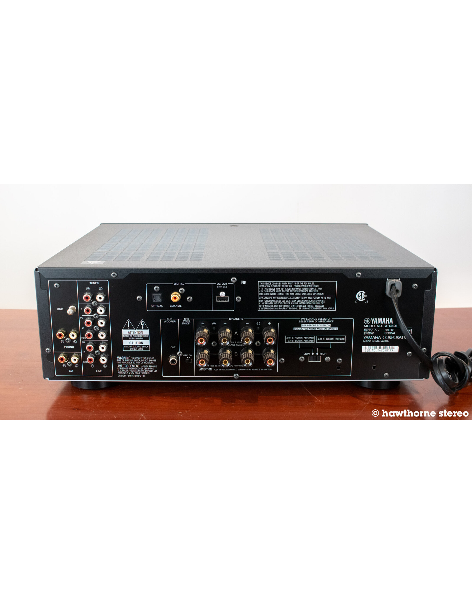Yamaha Yamaha A-S501 Integrated Amp USED