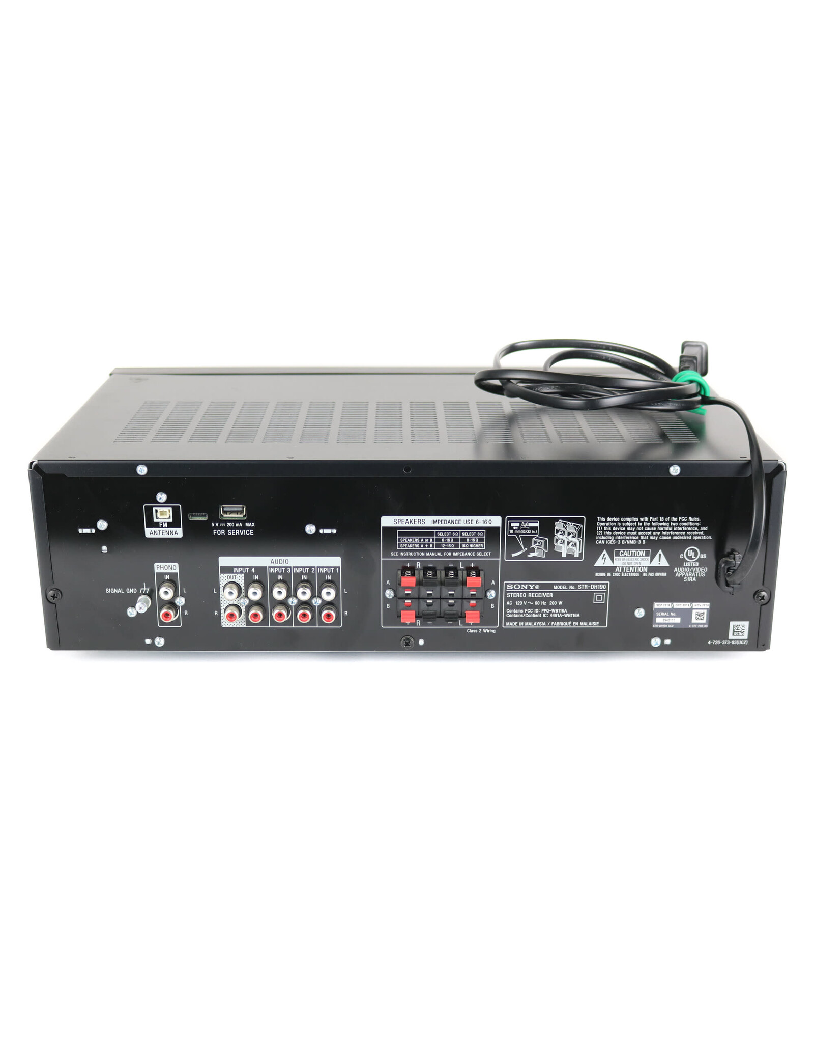 Sony Sony STR-DH190 Receiver USED