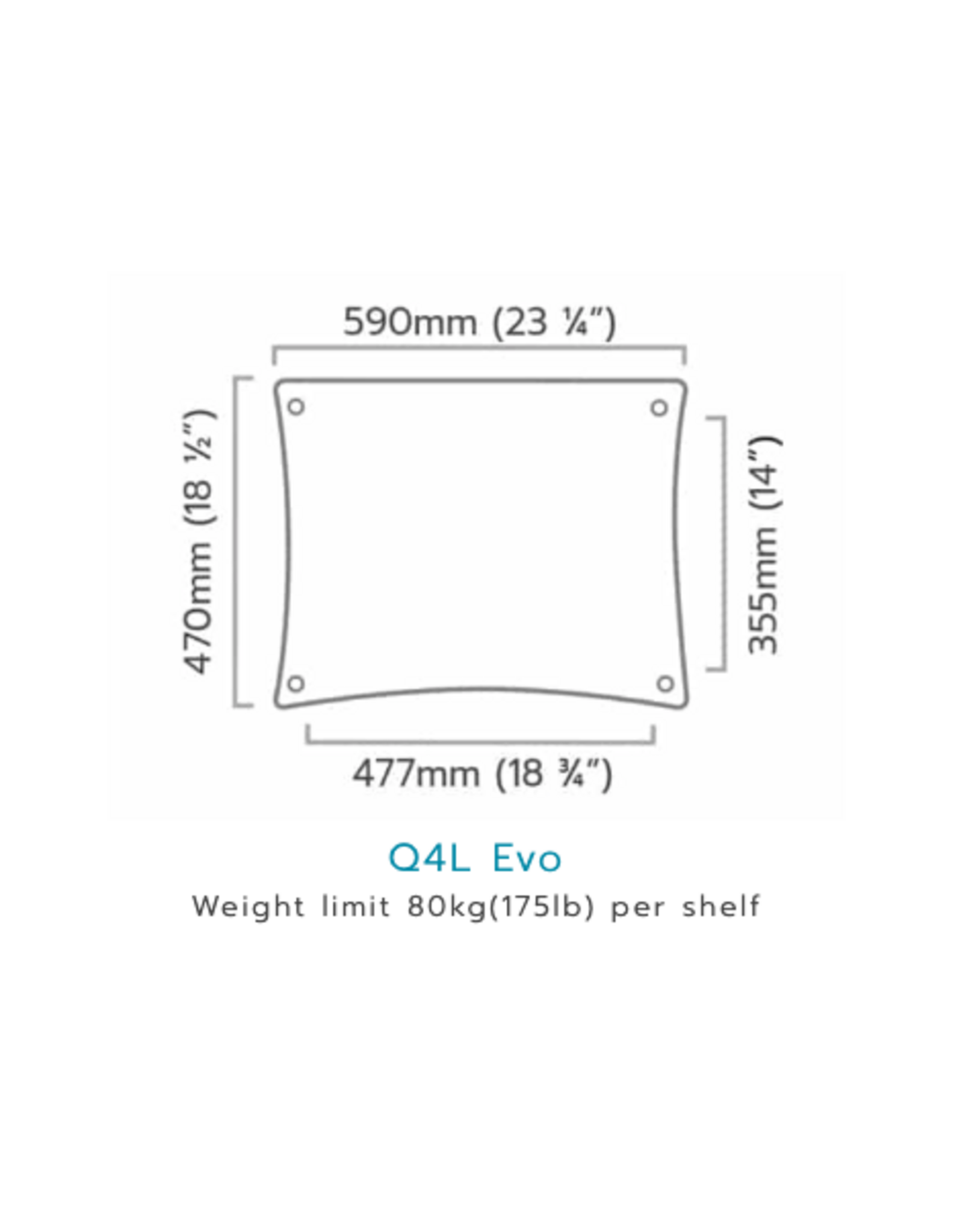 Quadraspire Quadraspire Q4L Evo Custom HiFi Rack