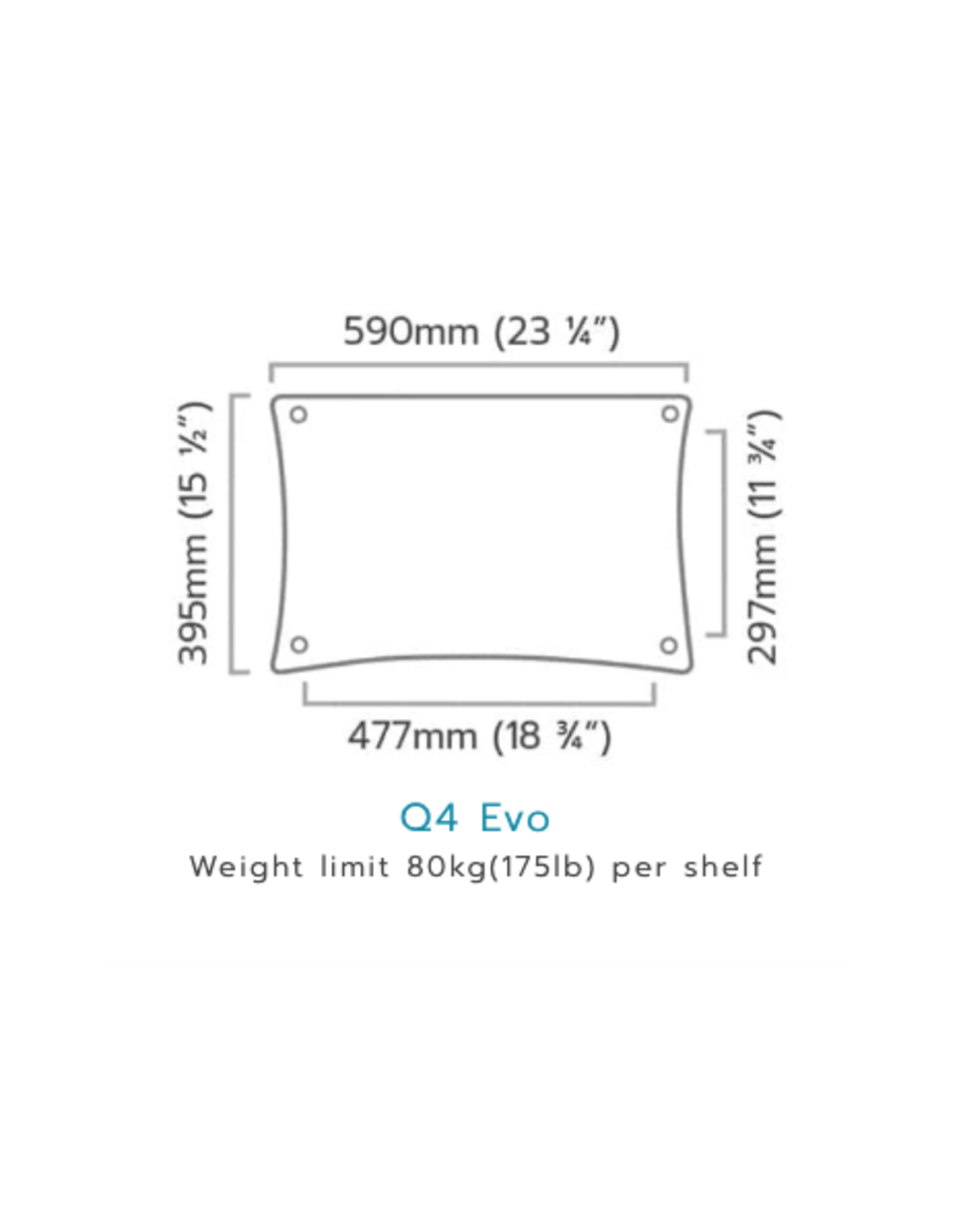 Quadraspire Quadraspire Q4 Evo Custom Hifi Rack