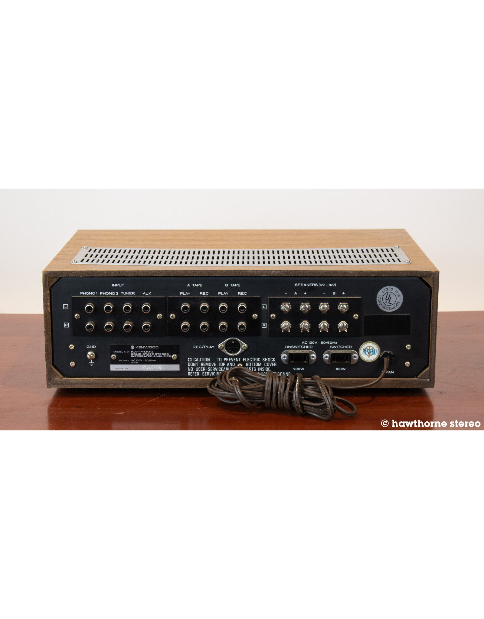 Kenwood Kenwood KA-1400G Integrated Amp USED