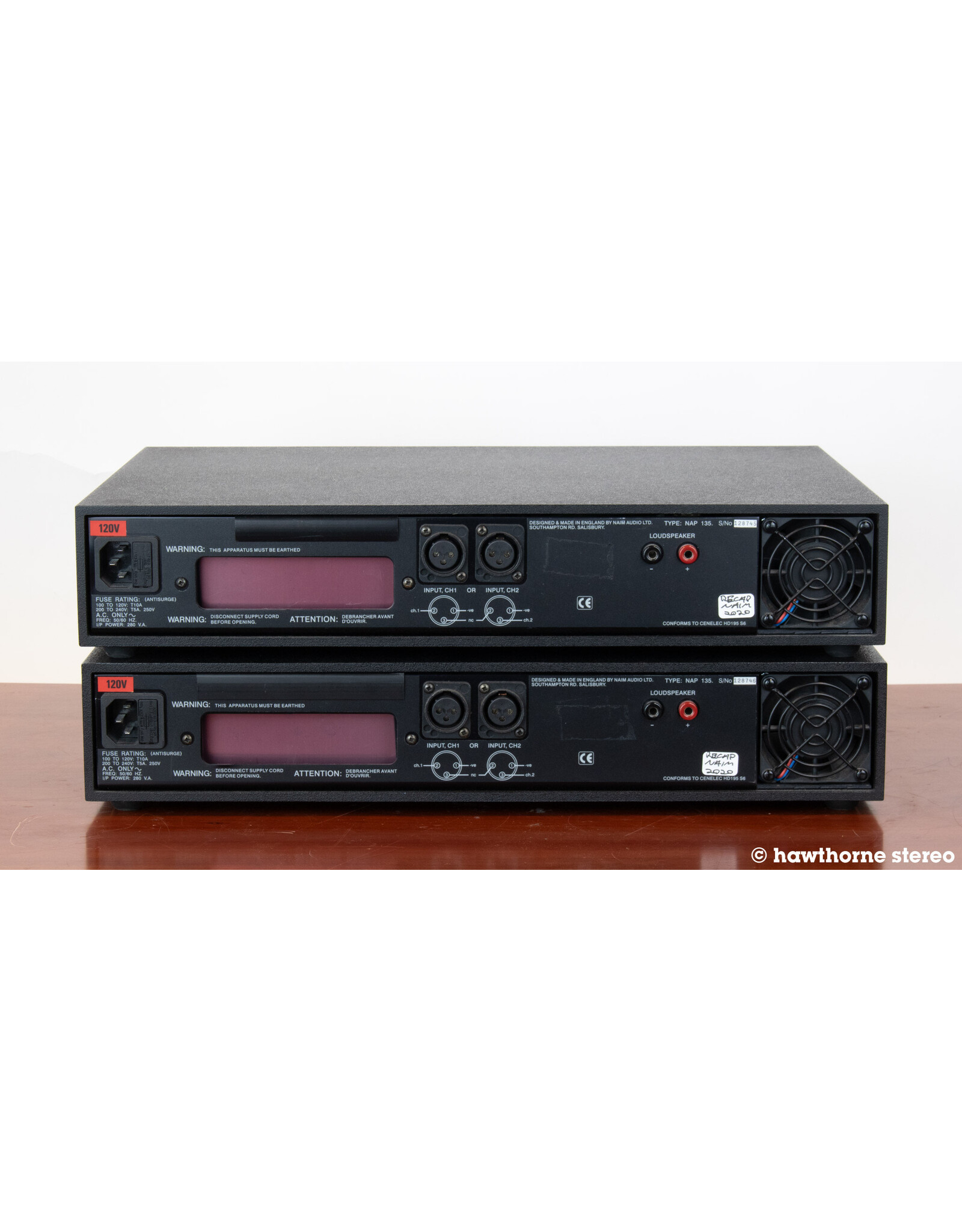 Naim Audio Naim Audio NAP 135 Monoblock Power Amps USED