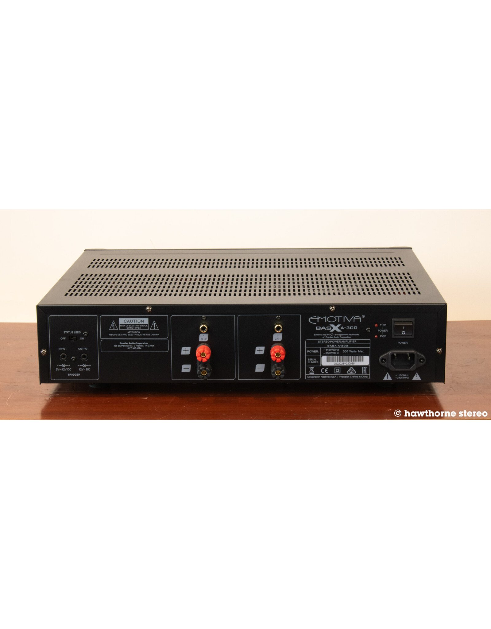 Emotiva Emotiva BasX A-300 Power Amp USED
