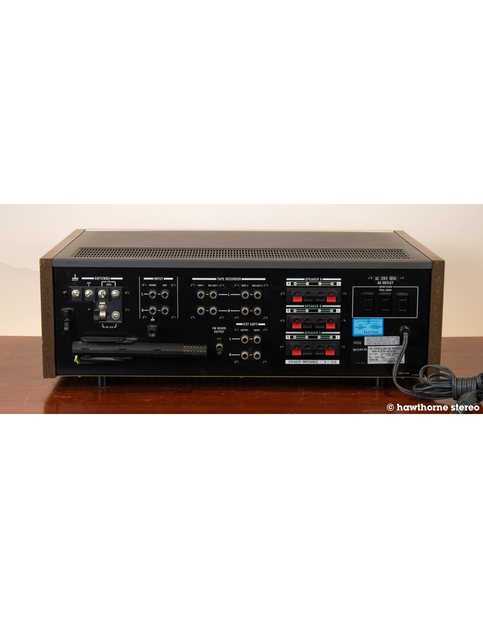 Sony Sony STR-5800SD Receiver USED