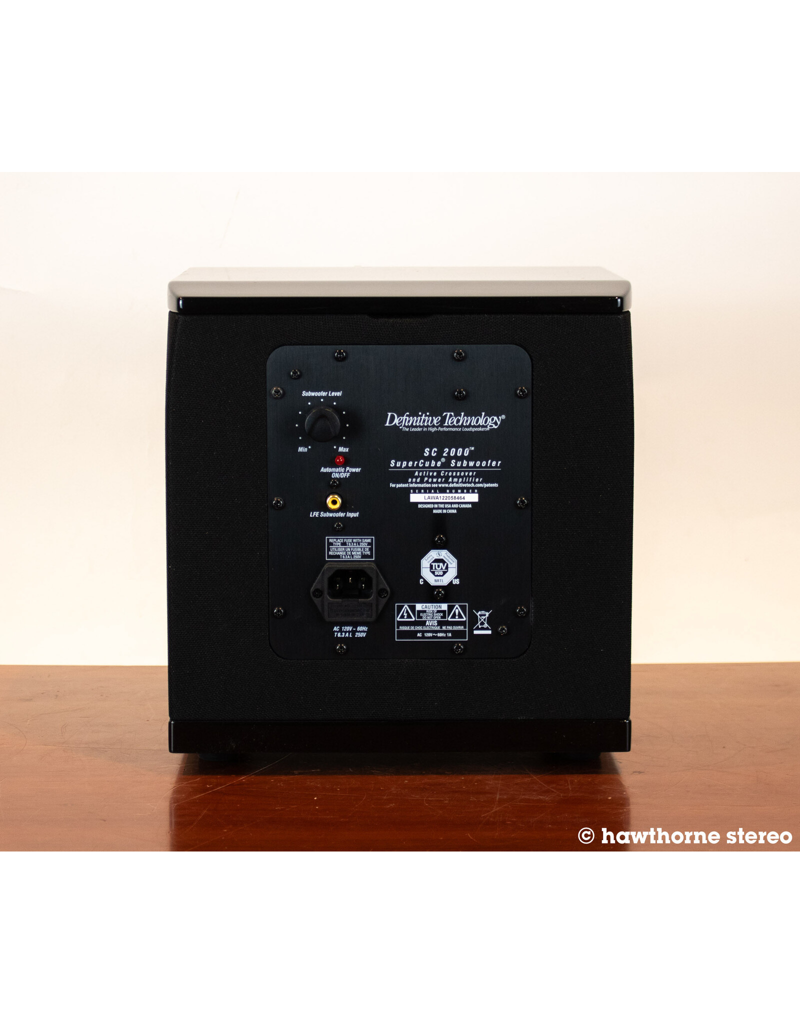 Def Tech Def Tech Supercube 2000 Subwoofer USED