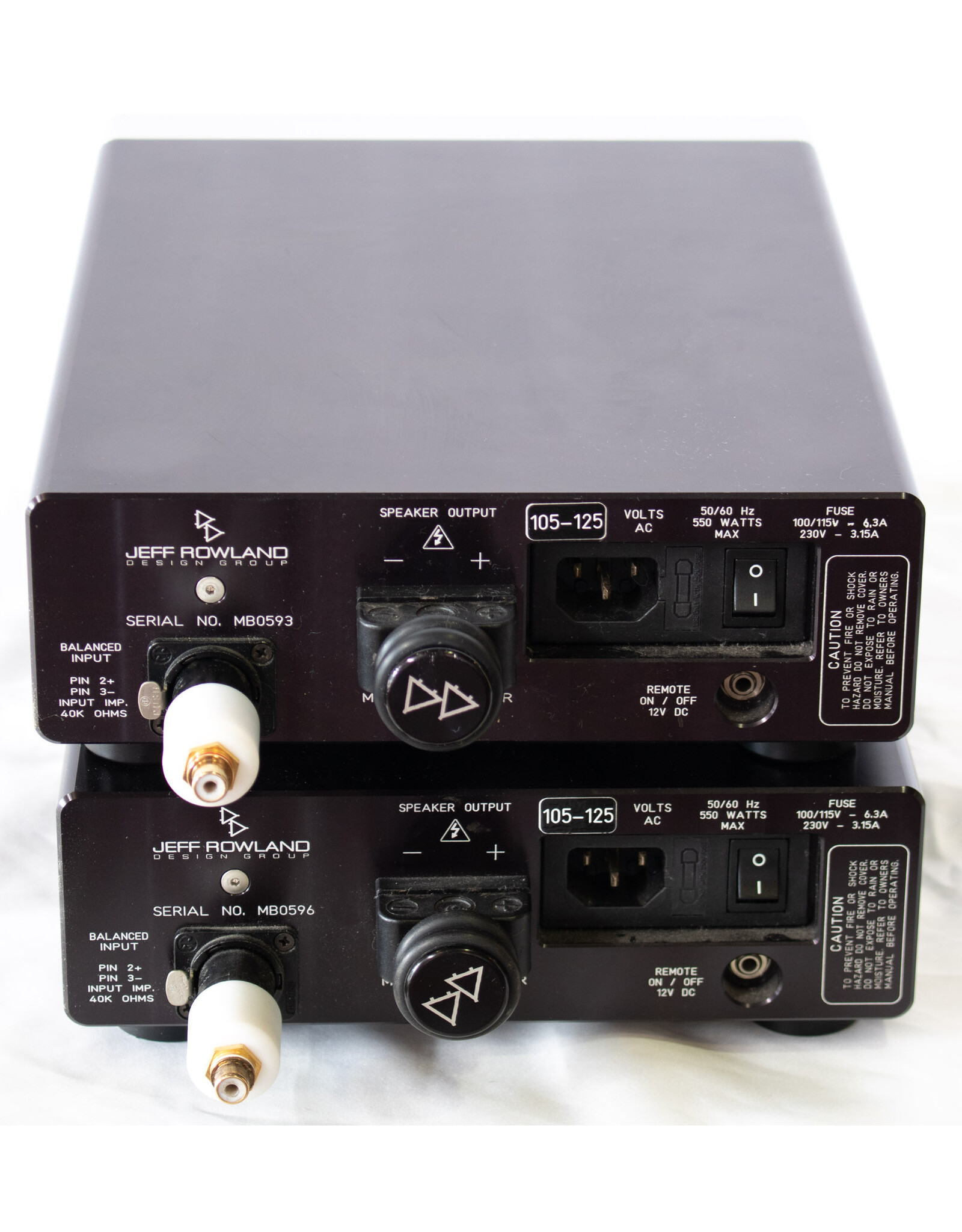 Jeff Rowland Jeff Rowland Model 201 Monoblock Power Amps USED