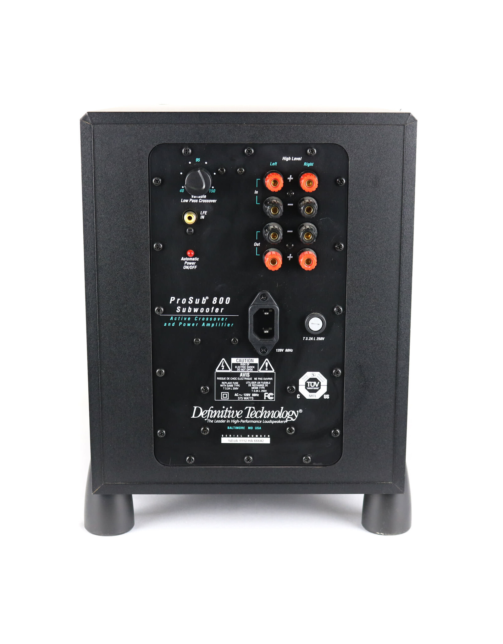 Def Tech Def Tech ProSub 800 Subwoofer USED