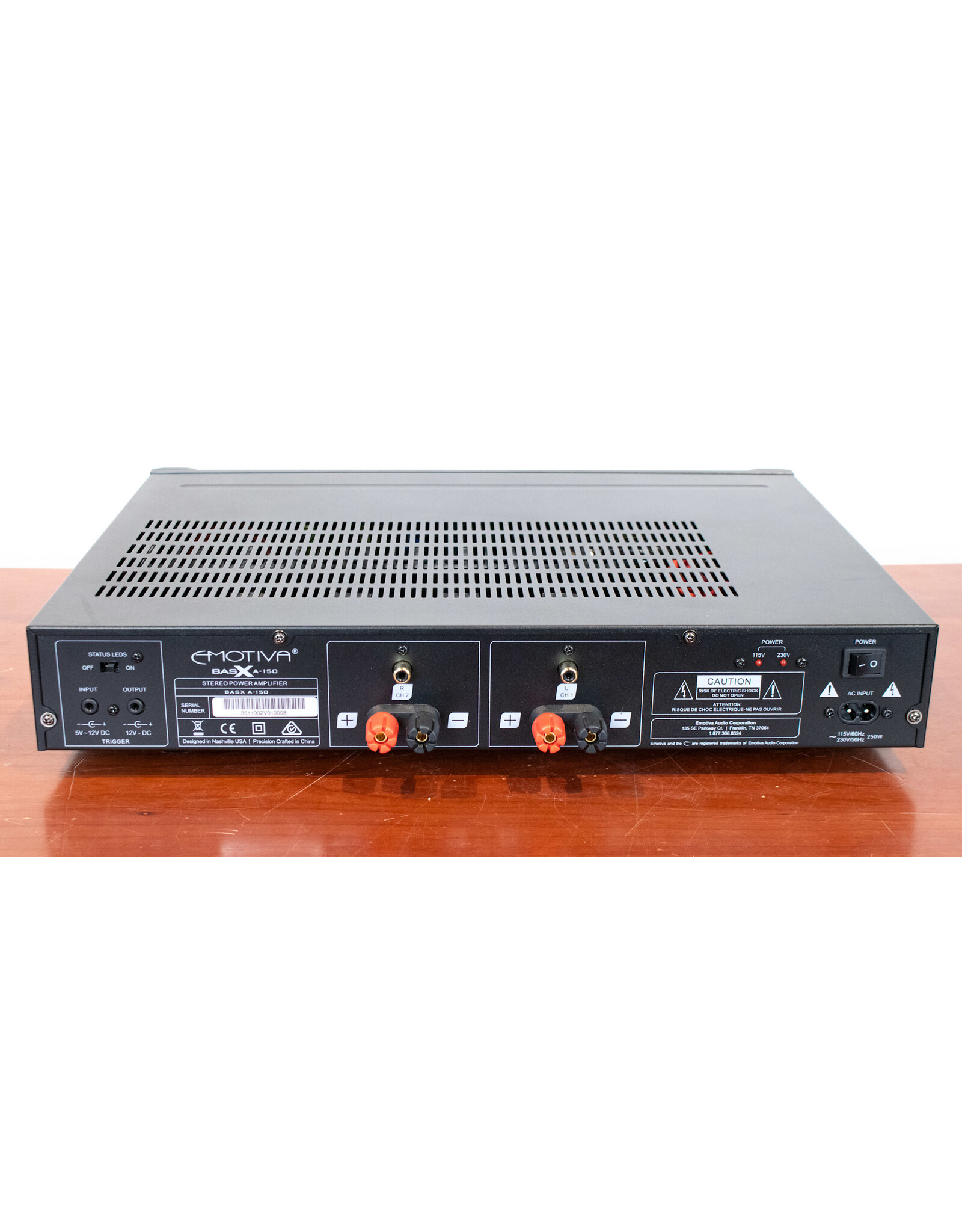 Emotiva Emotiva BasX A-150 Power Amp USED