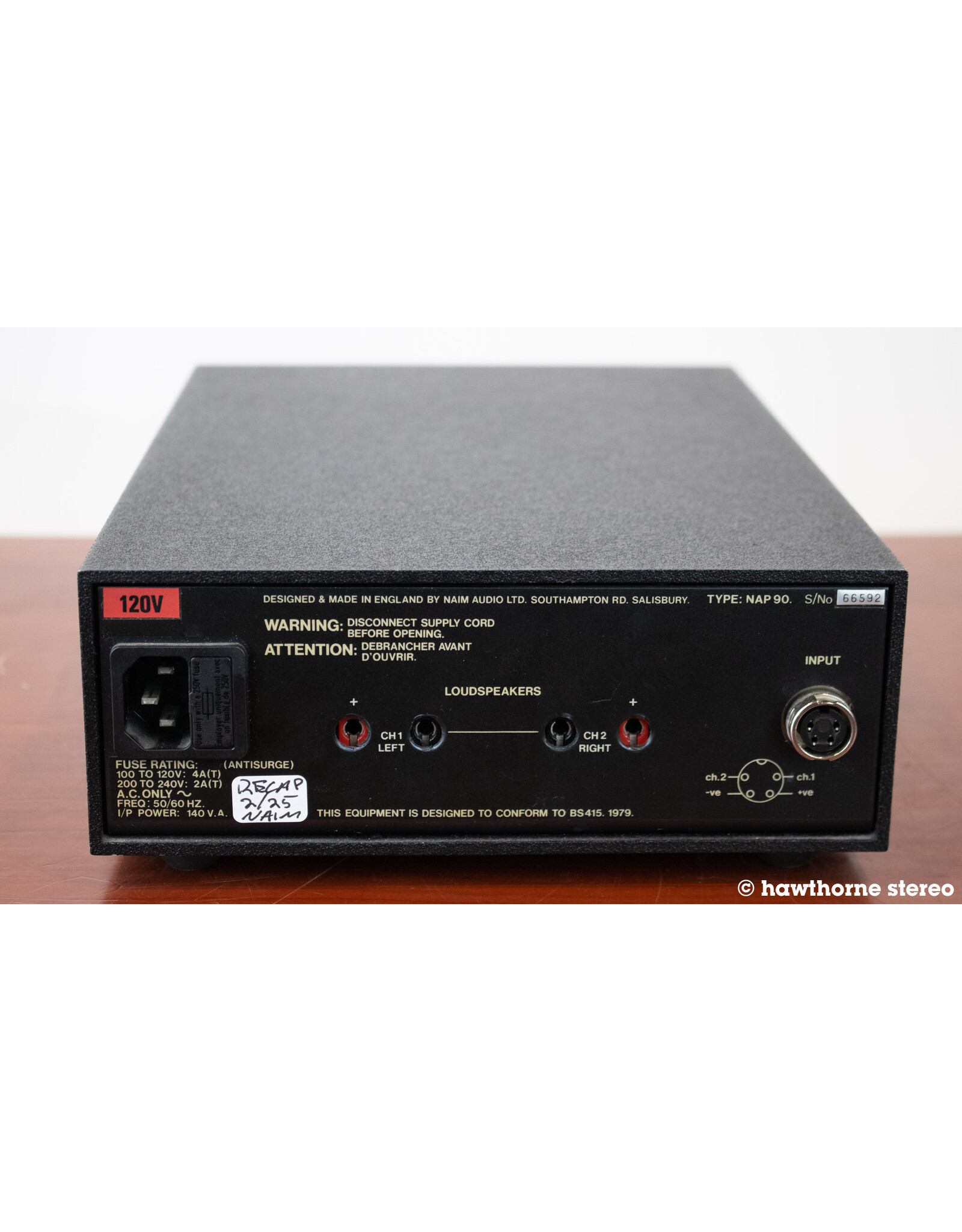 Naim Audio Naim Audio NAP 90  Power Amp USED