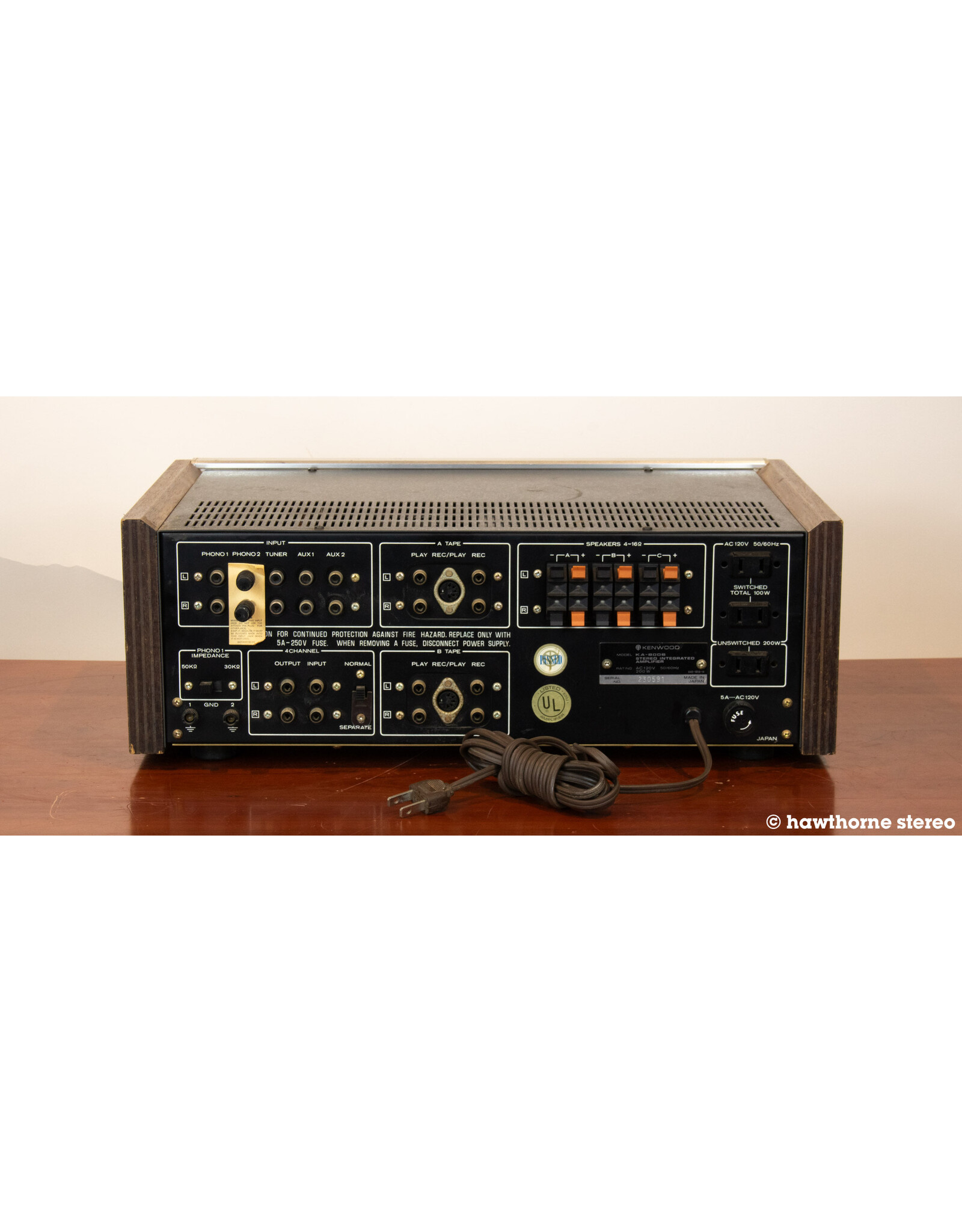 Kenwood Kenwood KA-8006 Integrated Amp USED