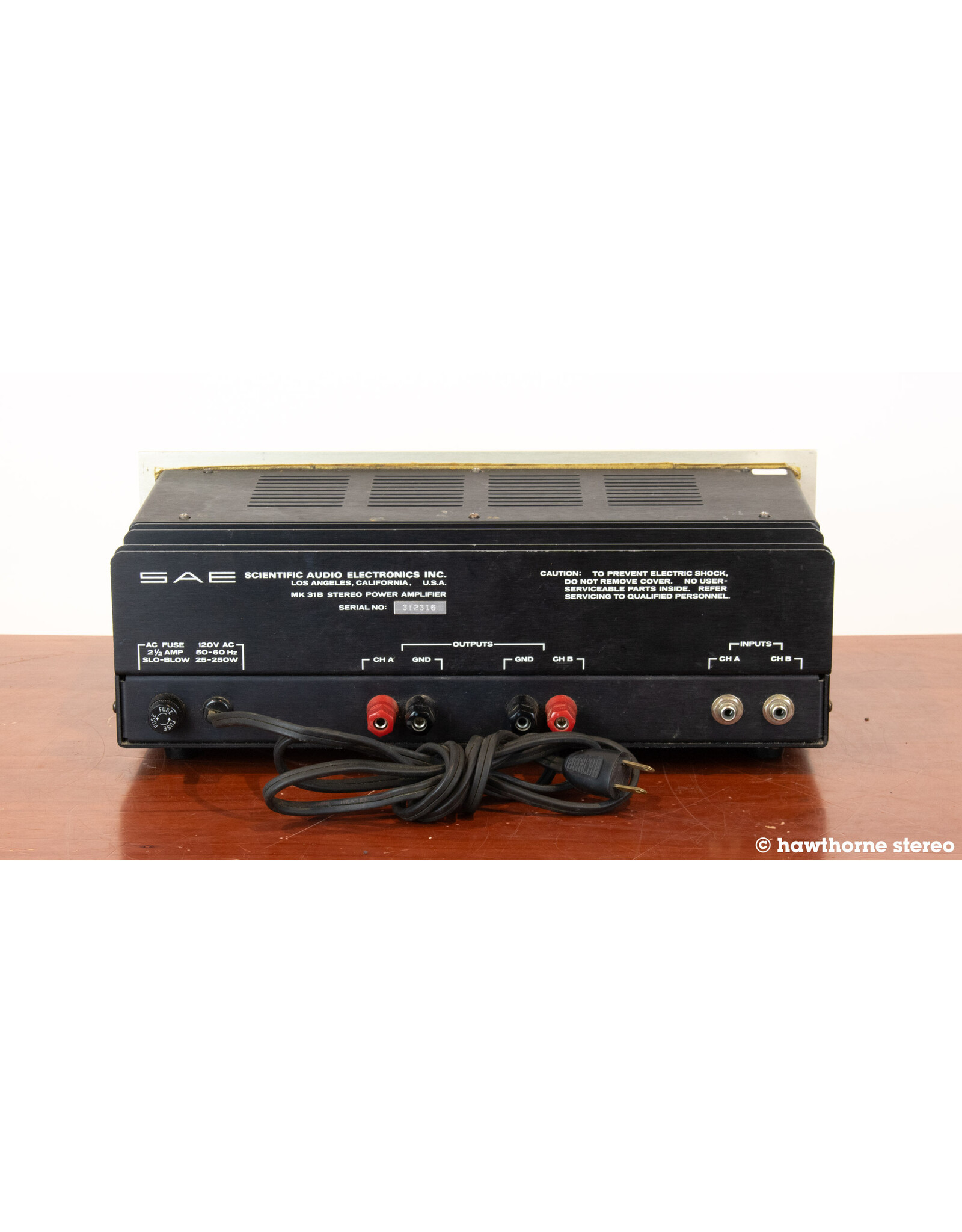 SAE SAE Mark XXX 1B Power Amp USED