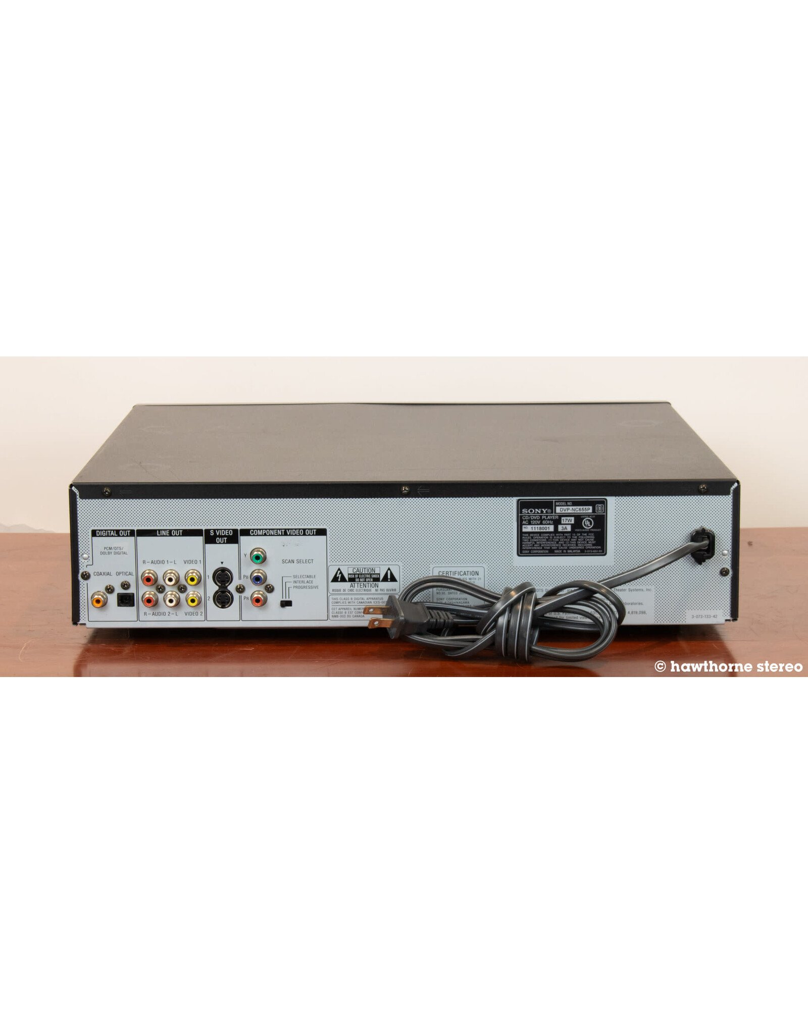 Sony Sony DVP-NC655P 5-Disc DVD CD Player Black USED