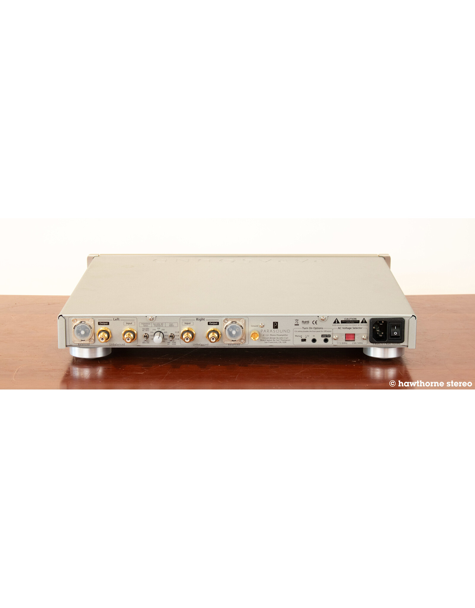 Parasound Parasound JC3 Jr. Phono Preamp USED