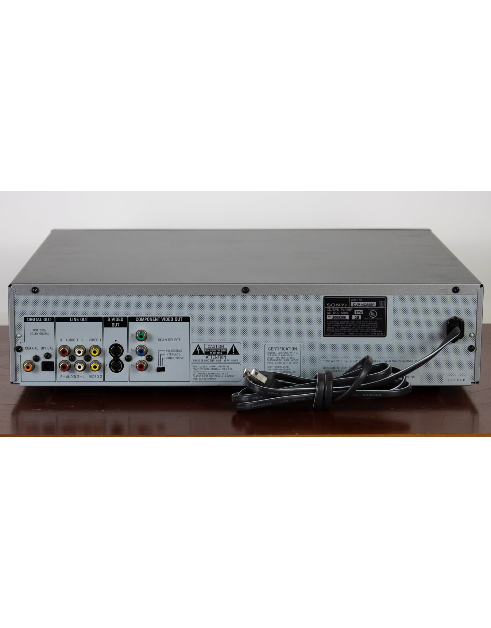 Sony Sony DVP-NC655P 5-Disc DVD CD Player Silver USED