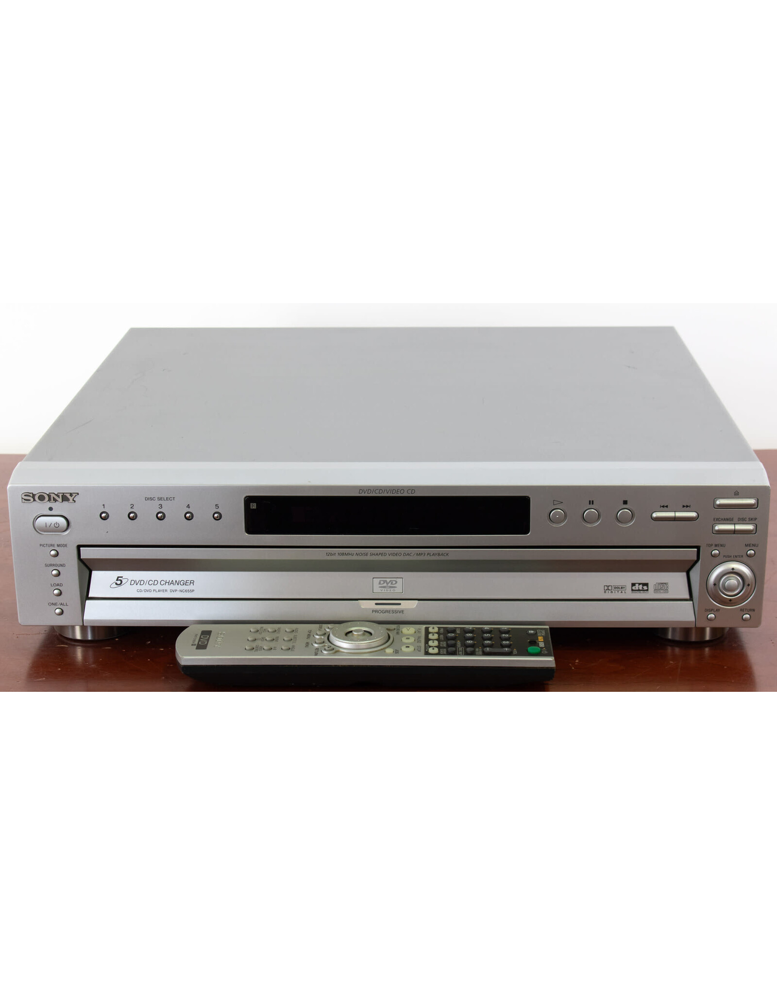 Sony Sony DVP-NC655P 5-Disc DVD CD Player Silver USED