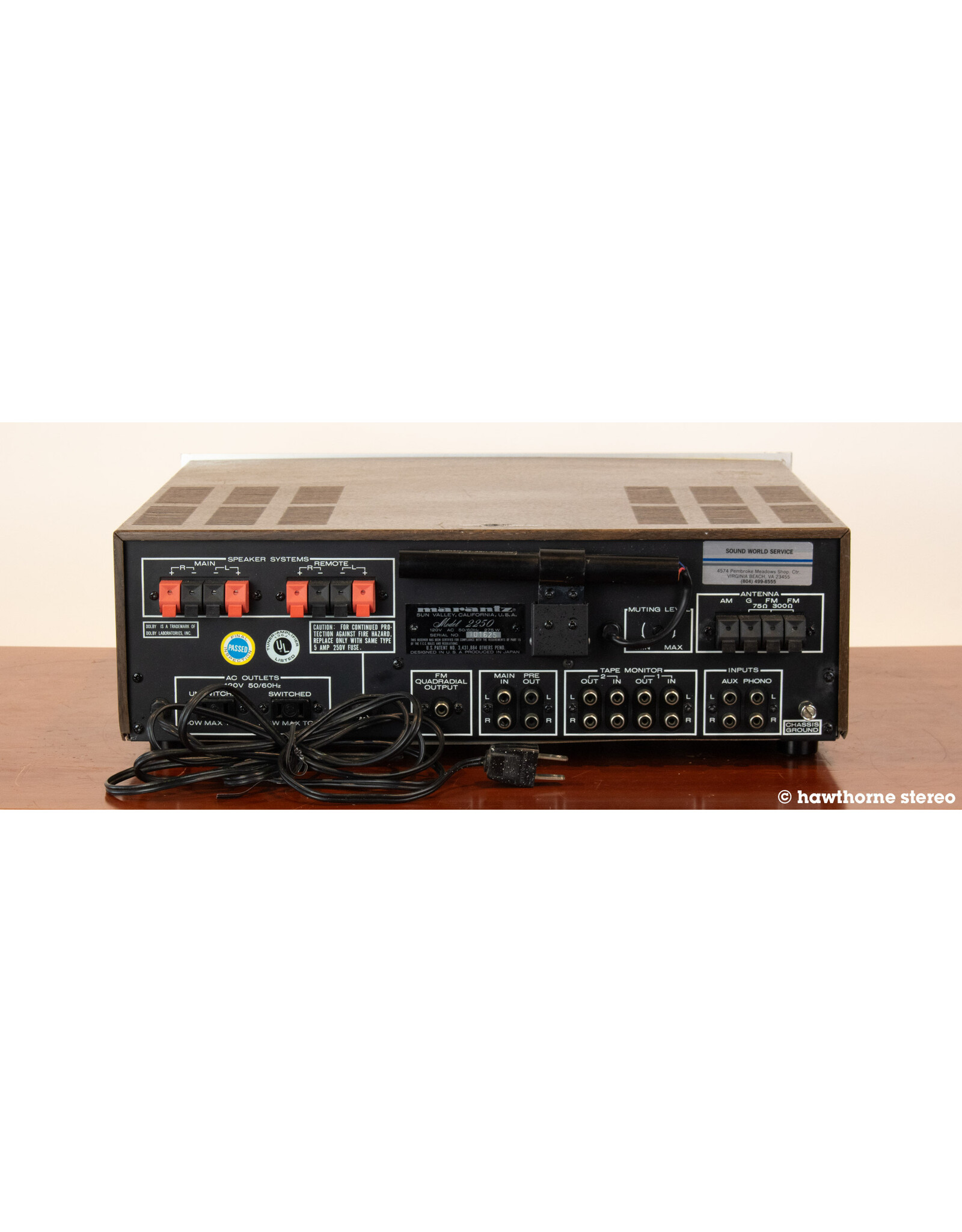 Marantz Marantz 2250 Receiver USED