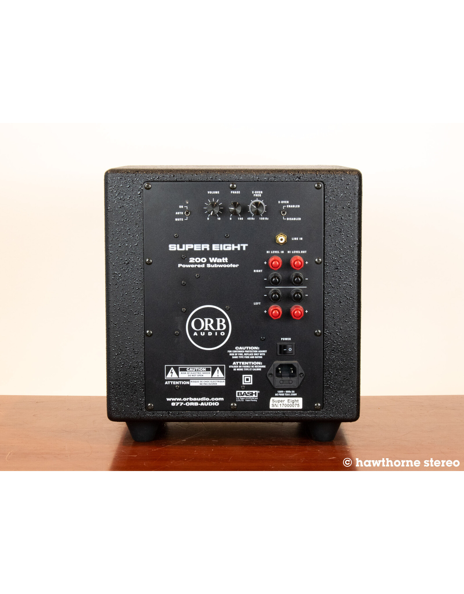 Orb Audio Orb Audio Super Eight Subwoofer USED