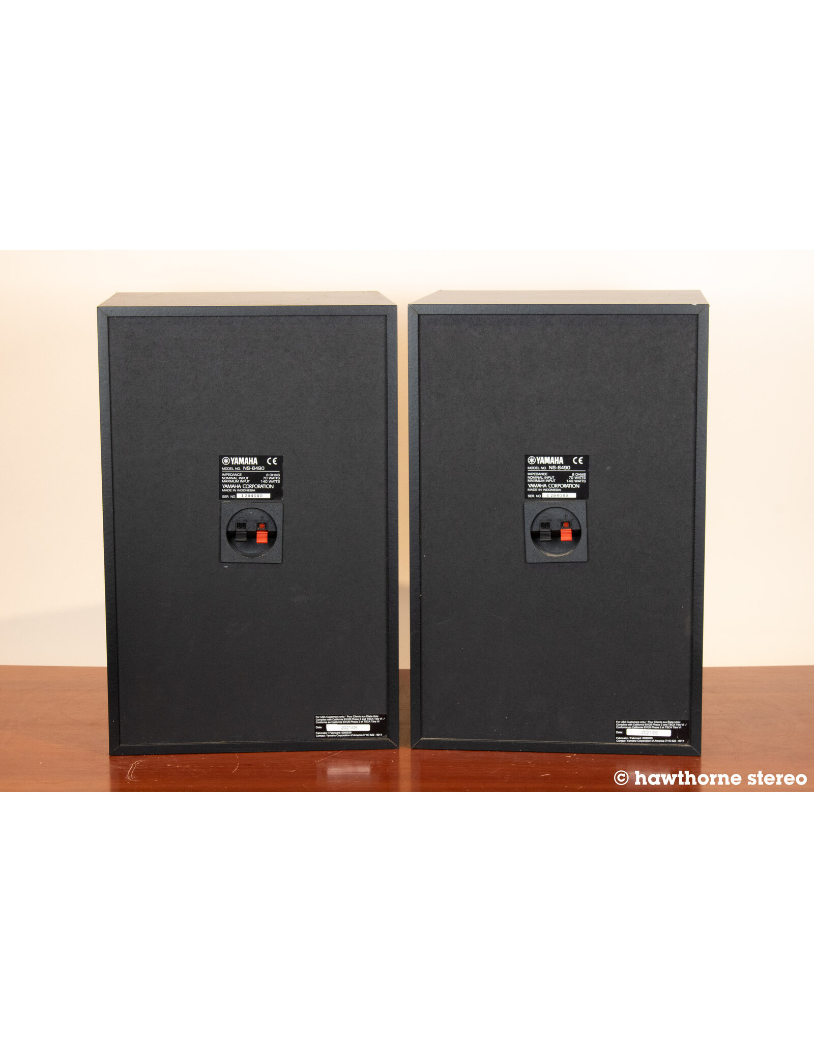 Yamaha Yamaha NS-6490 Bookshelf Speakers USED