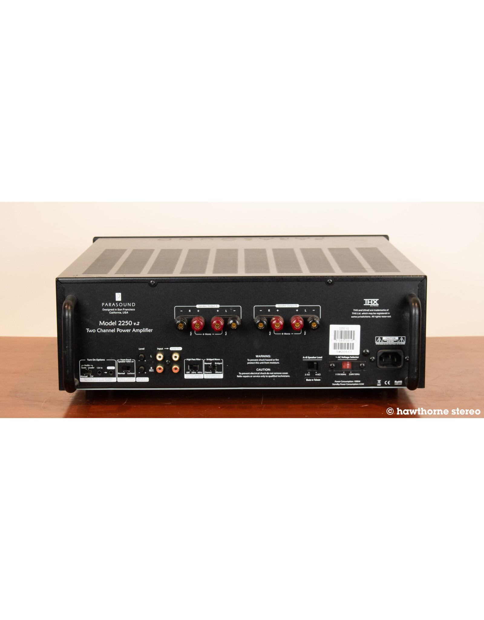 Parasound Parasound 2250 v.2 Power Amp USED