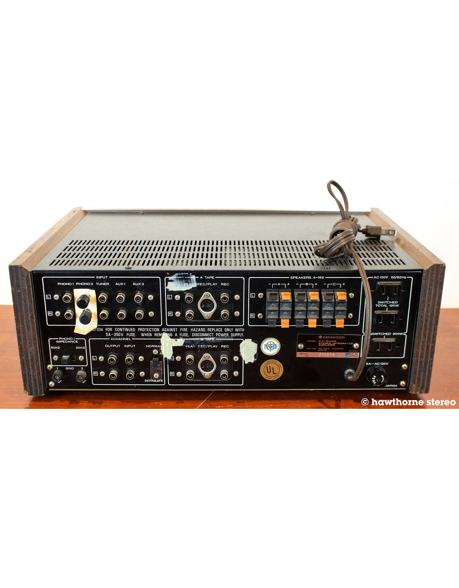 Kenwood Kenwood KA-8006 Integrated Amp USED