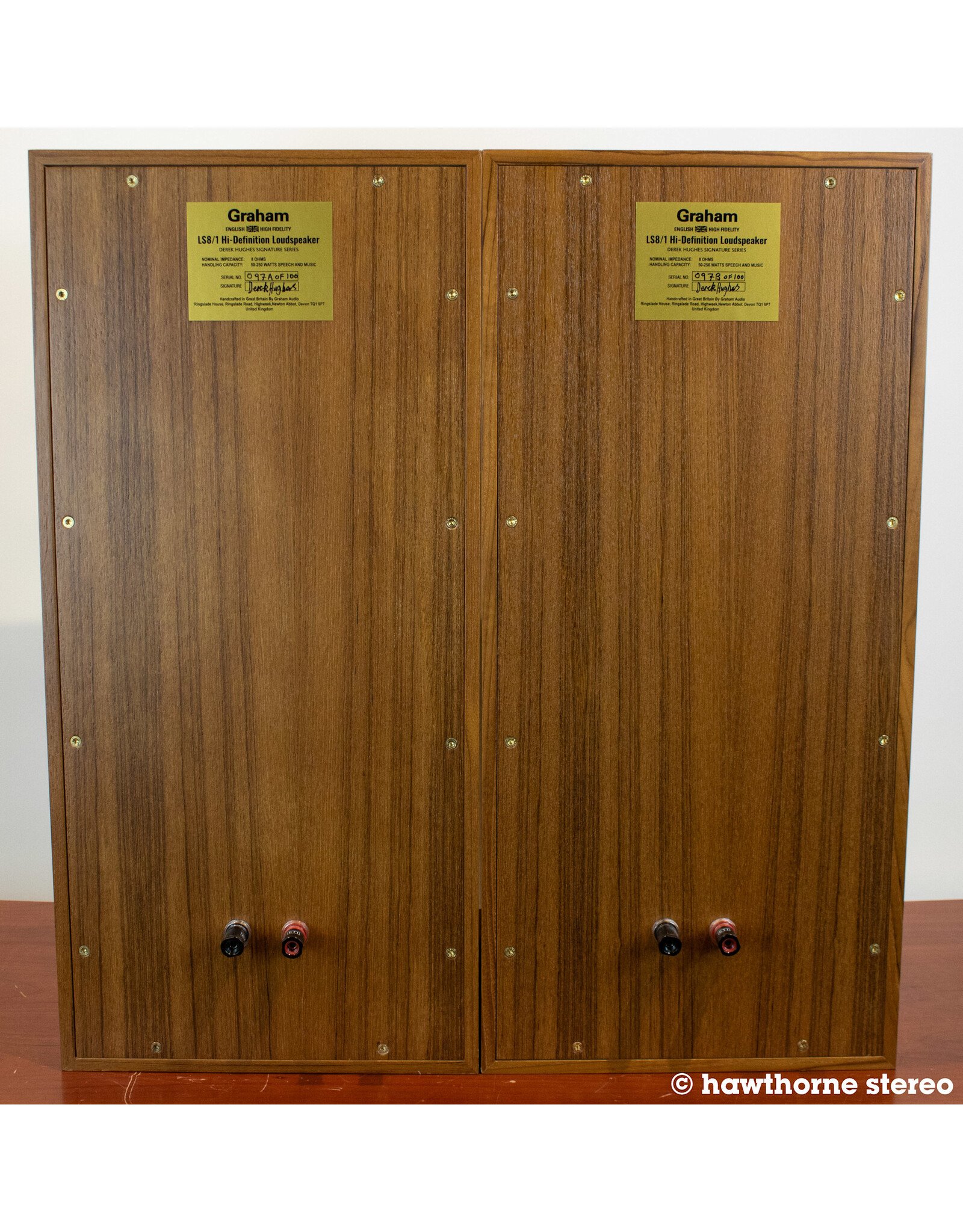 Graham Audio Graham Audio LS8/1 Teak Standmount Speakers USED