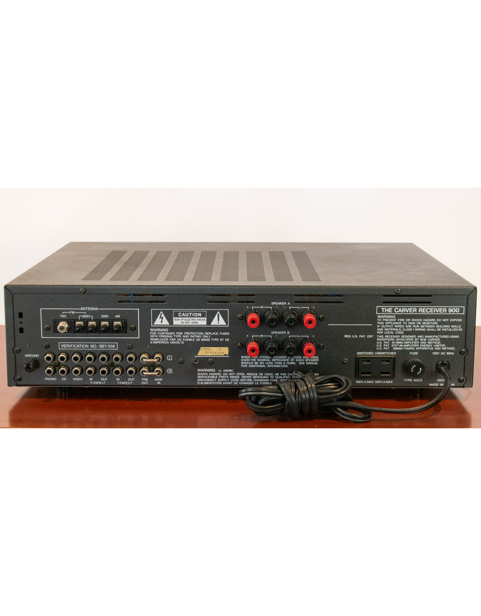 Carver Carver The Carver Receiver 900 Receiver USED