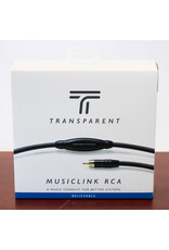 Transparent Transparent Musiclink Gen 6 1.5M RCA Cables USED
