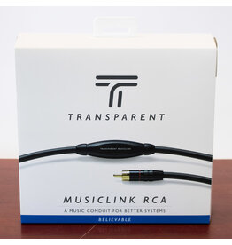 Transparent Transparent Musiclink Gen 6 1.5M RCA Cables USED