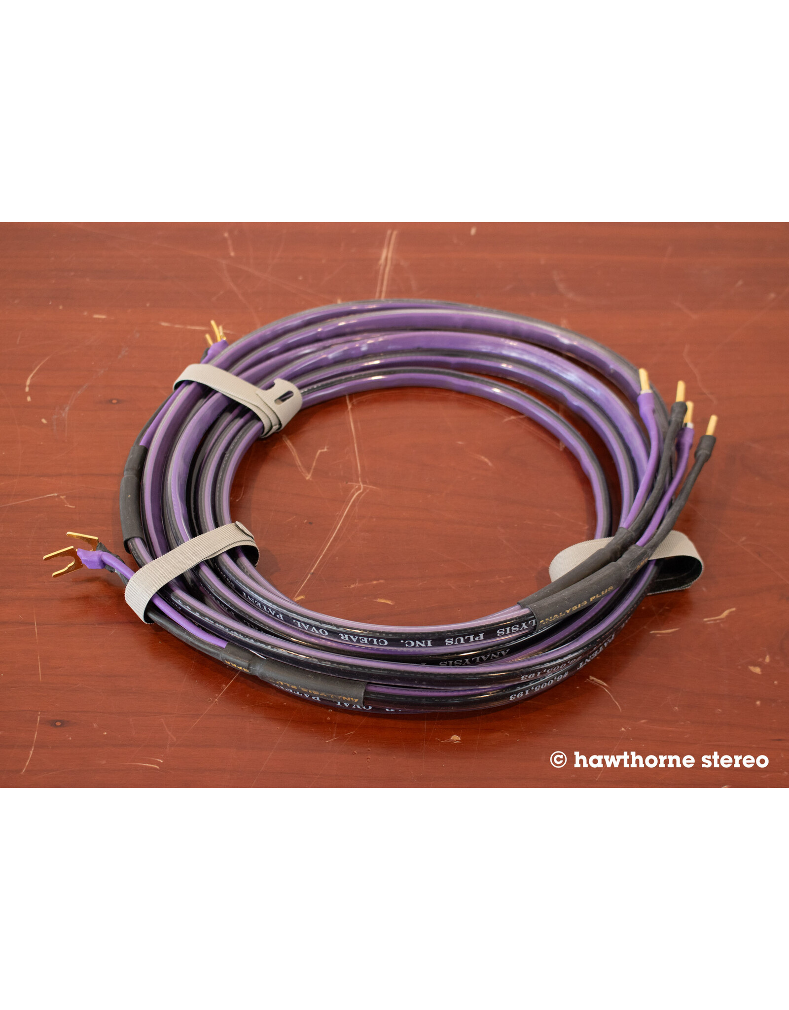 Analysis Plus Analysis Plus Clear Oval Speaker Cables USED