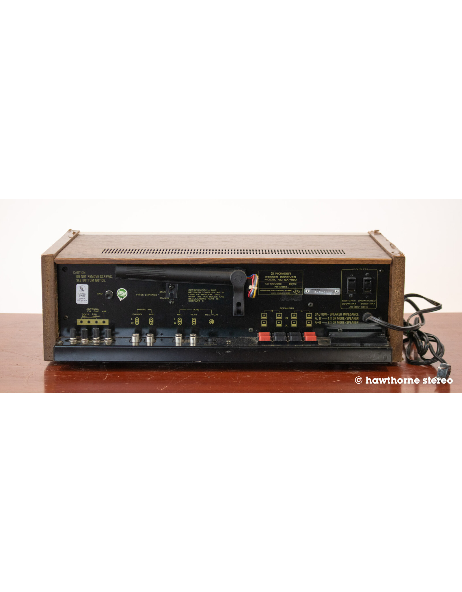 Pioneer Pioneer SX-450 Receiver USED