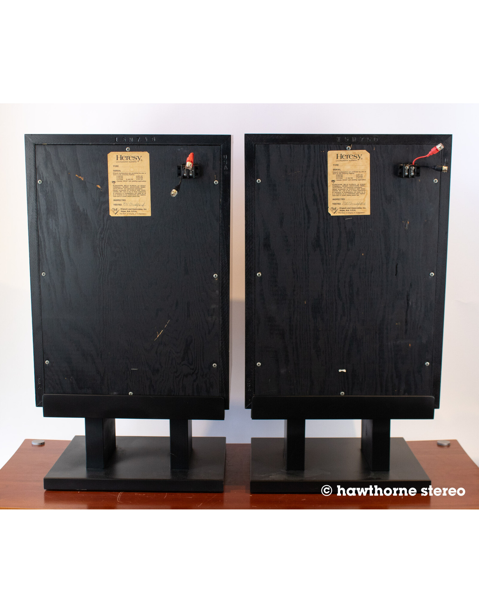 Klipsch Klipsch Heresy Floorstanding Speakers USED