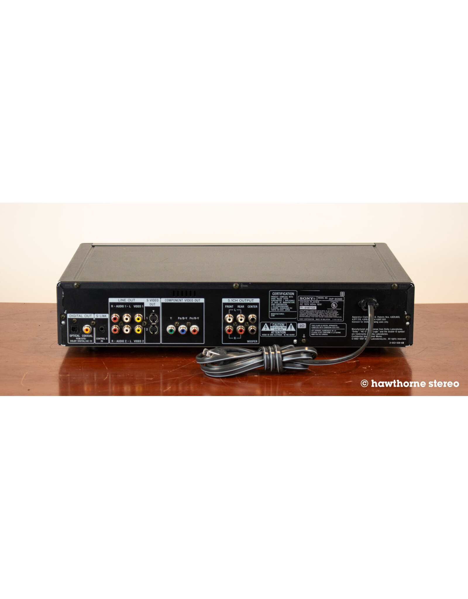 Sony Sony DVP-S530D DVD CD Player USED