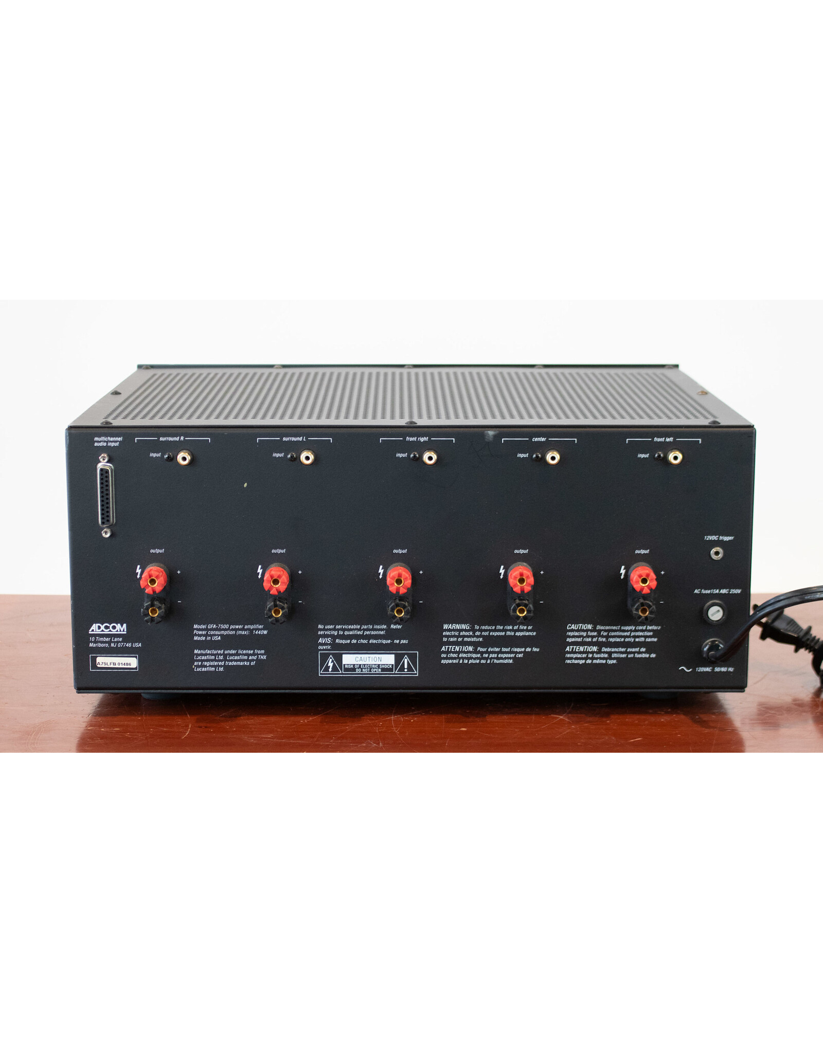Adcom Adcom GFA-7500 Power Amp USED