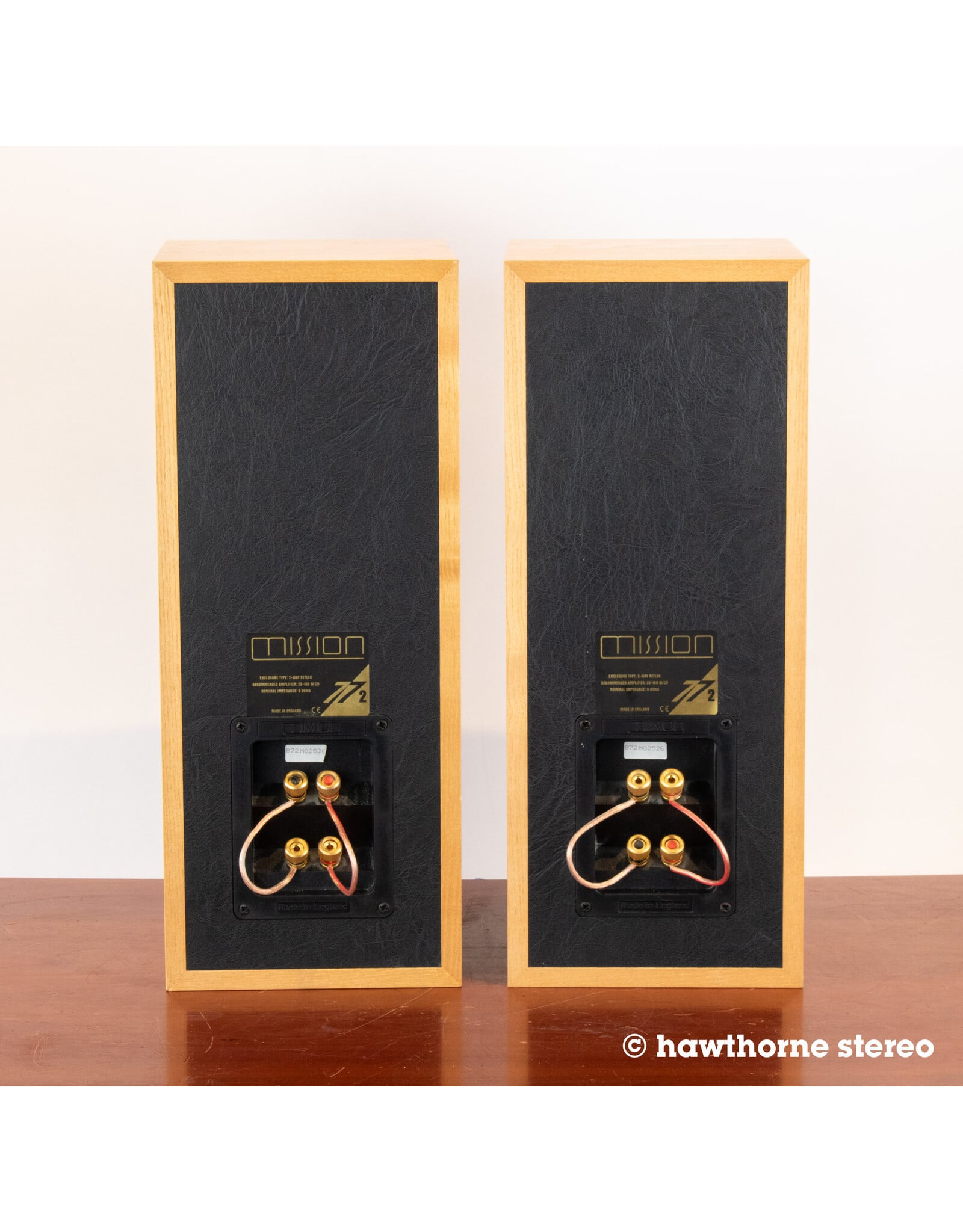 Mission Mission 772 Bookshelf Speakers USED