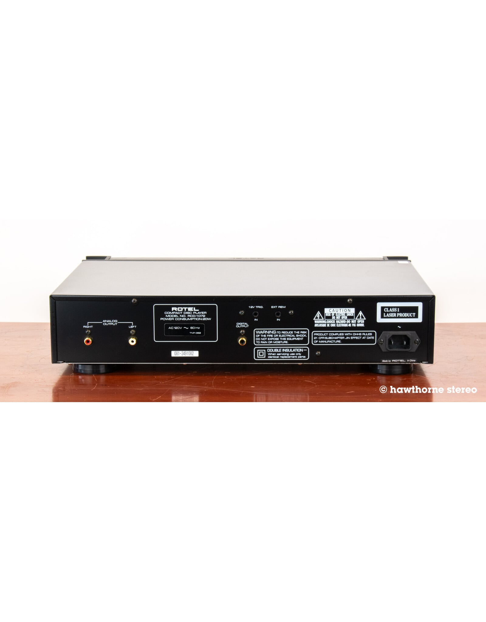Rotel Rotel RCA-1072 CD Player USED