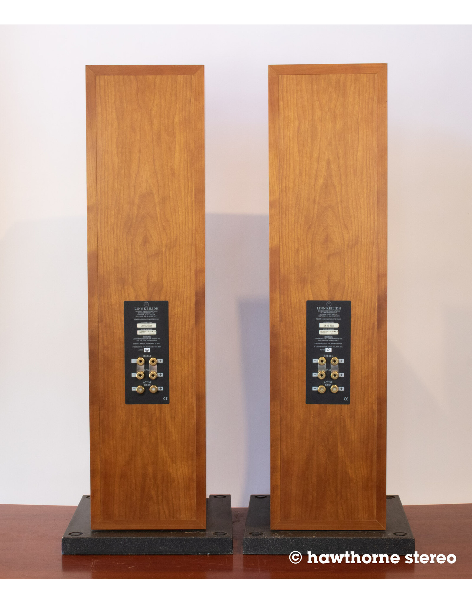 Linn Linn Keilidh Floorstanding Speakers Cherry USED
