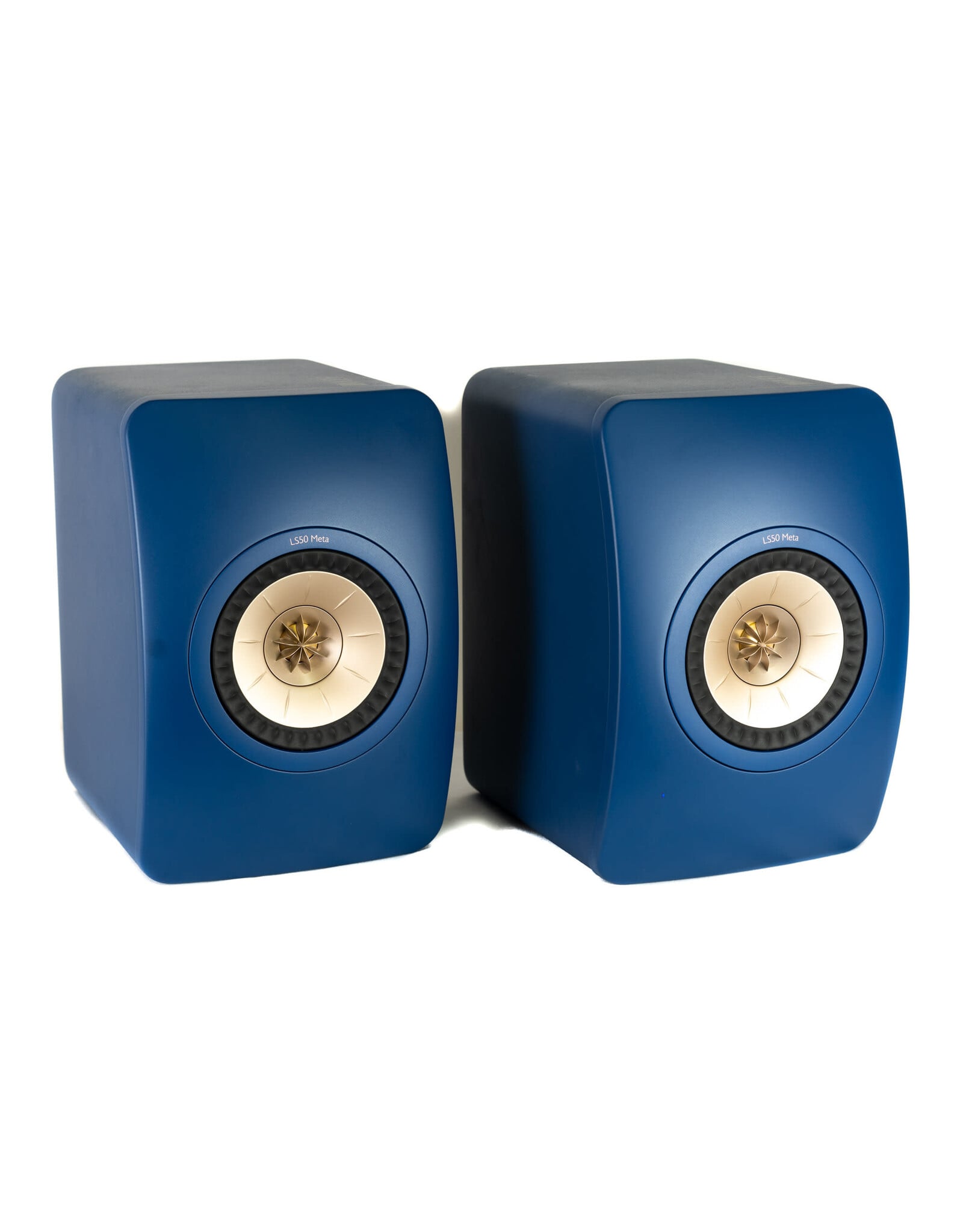 KEF KEF LS50 Meta Bookshelf Speakers Royal Blue USED