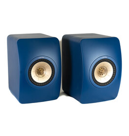 KEF KEF LS50 Meta Bookshelf Speakers Royal Blue USED