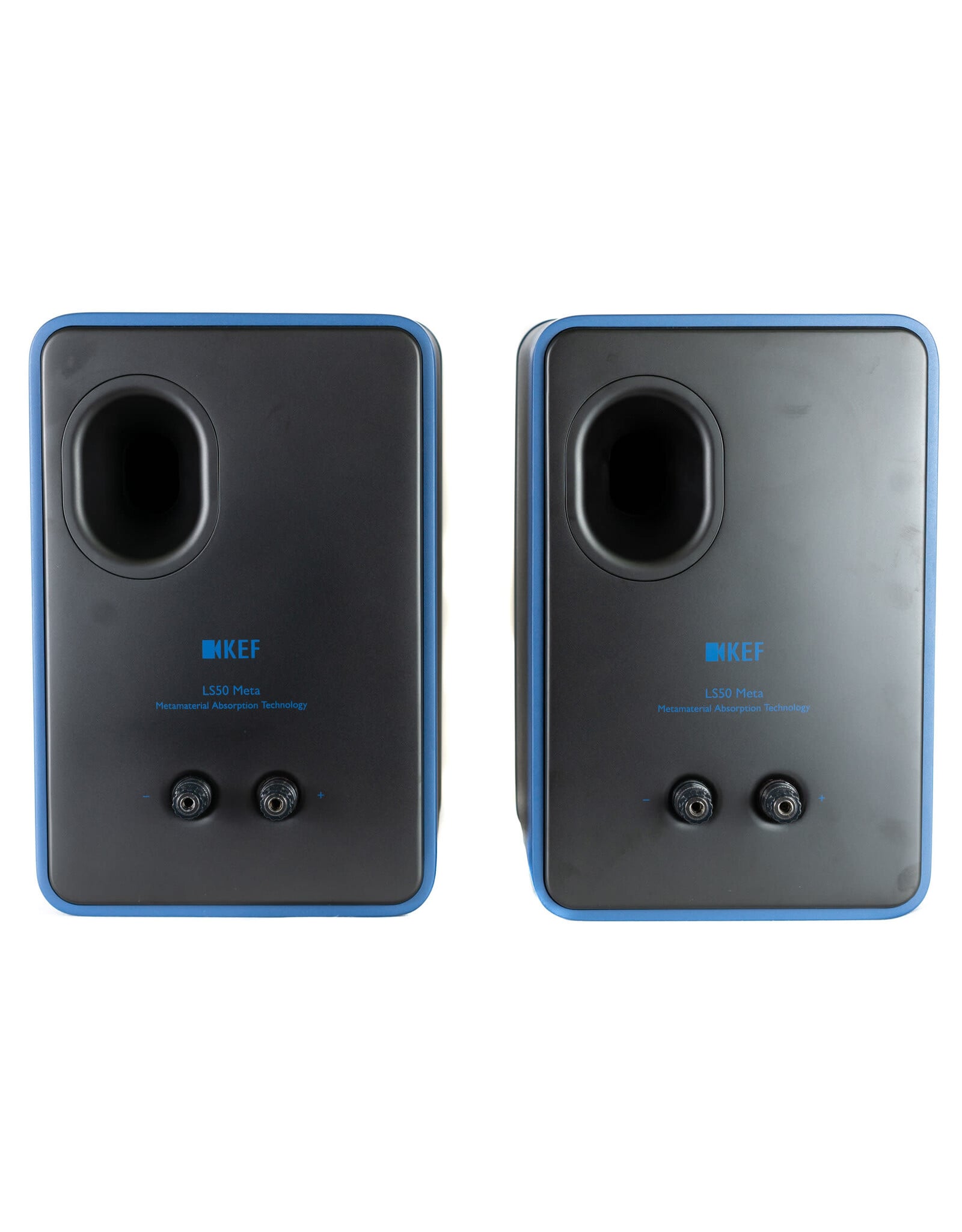 KEF KEF LS50 Meta Bookshelf Speakers Royal Blue USED
