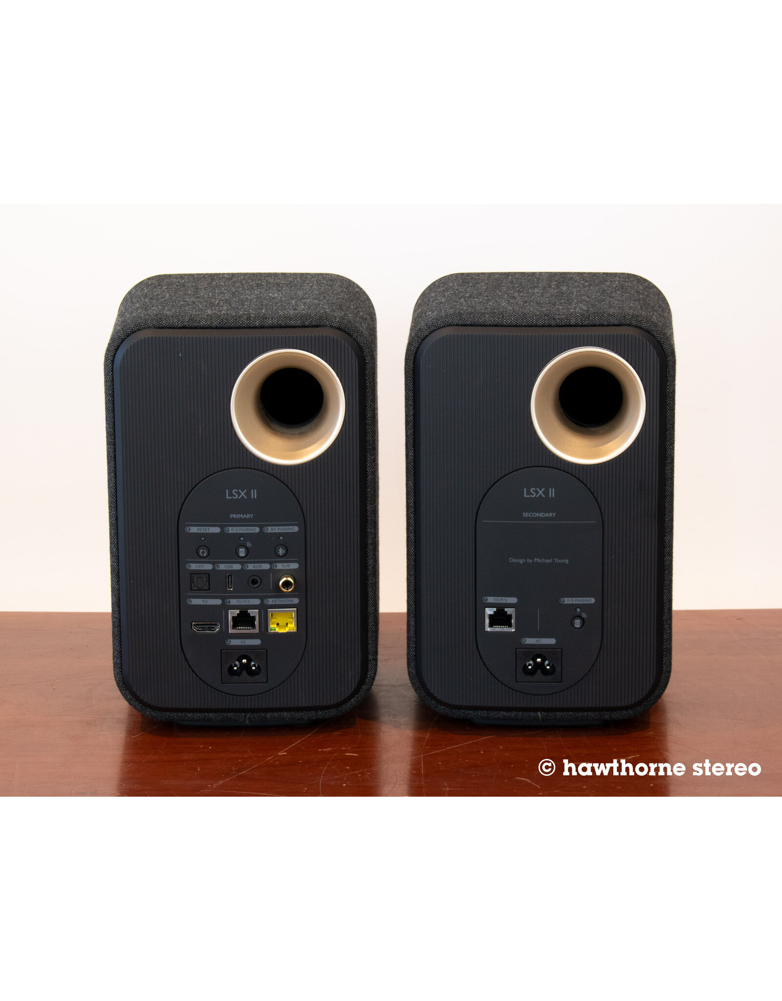 KEF KEF LSX II Black Wireless Speakers USED