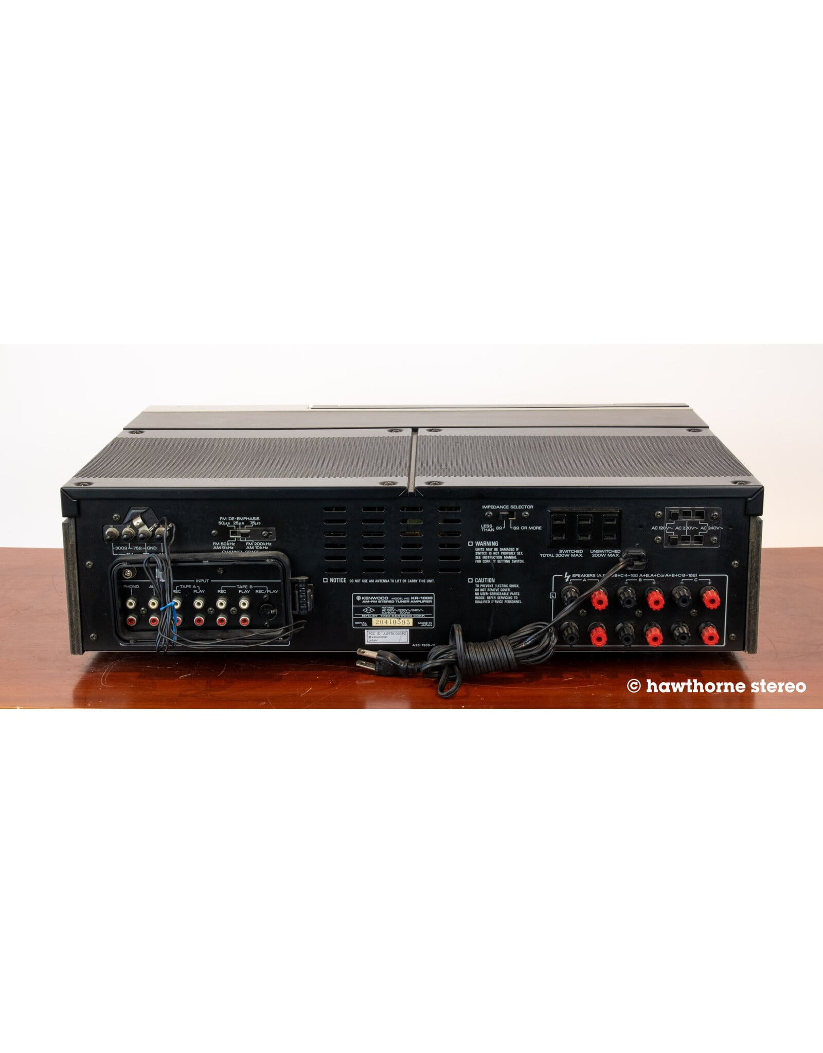 Kenwood Kenwood KR-1000 Receiver USED