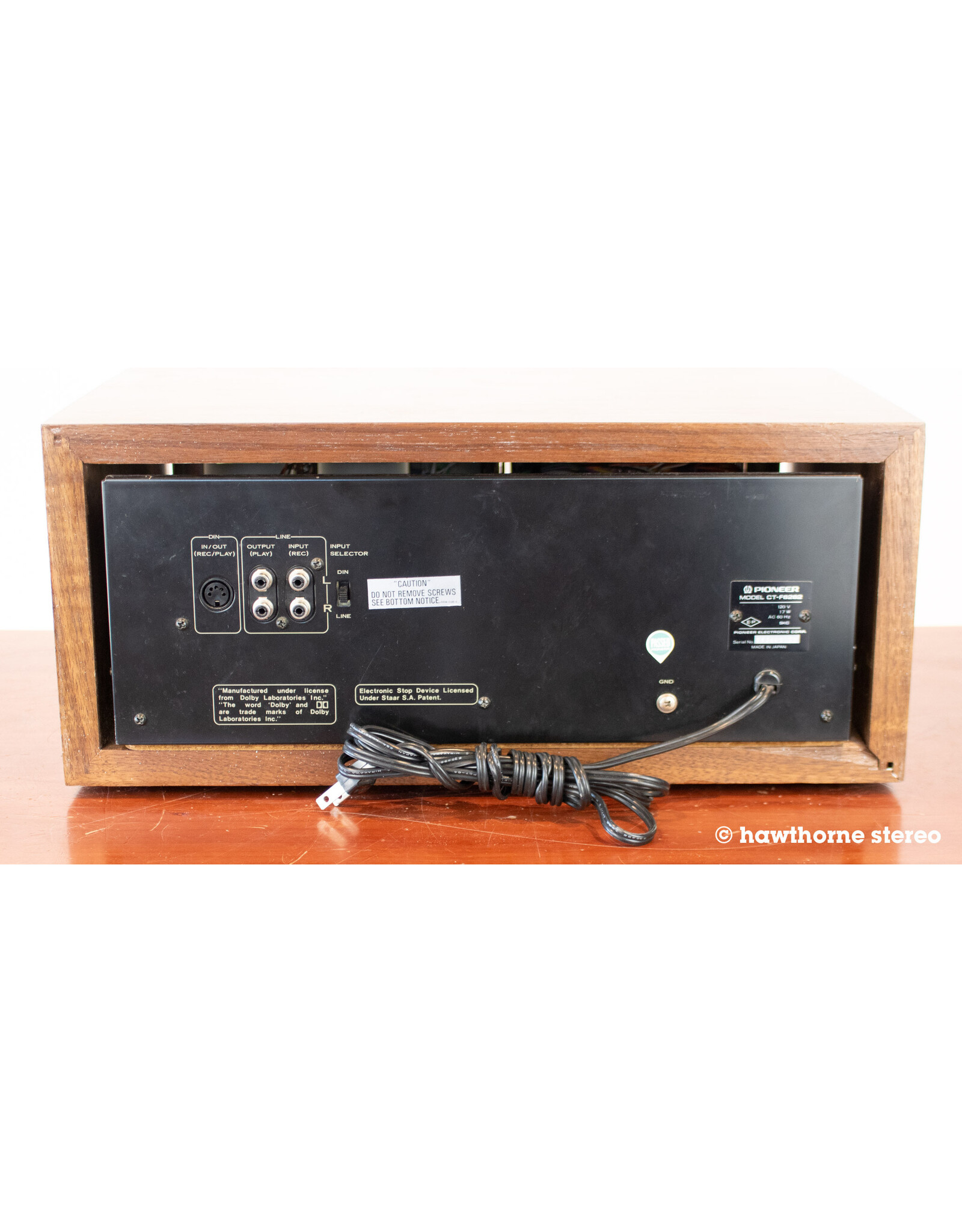 Pioneer Pioneer CT-F6262 Cassette Deck USED