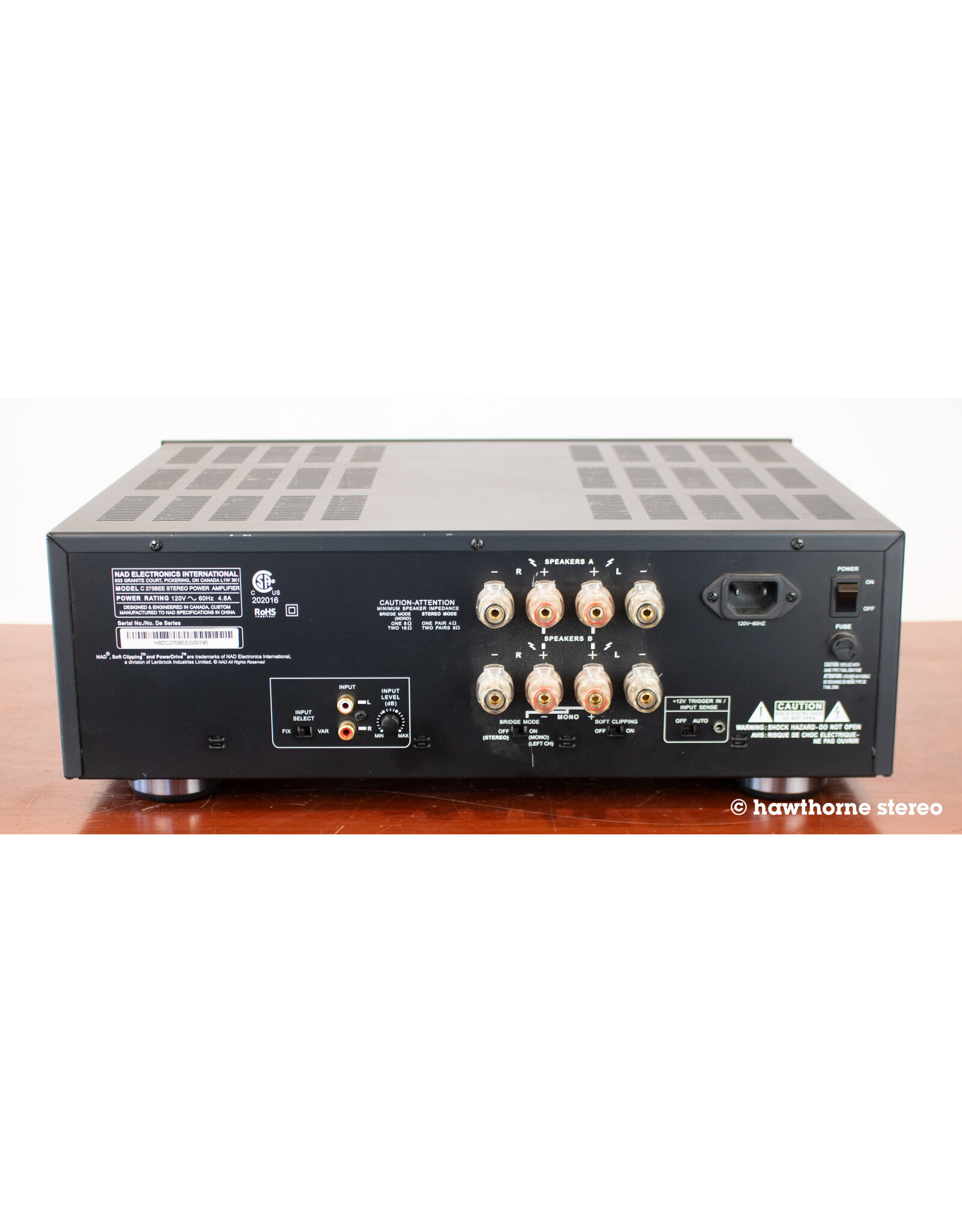 NAD NAD C 275BEE Power Amp USED