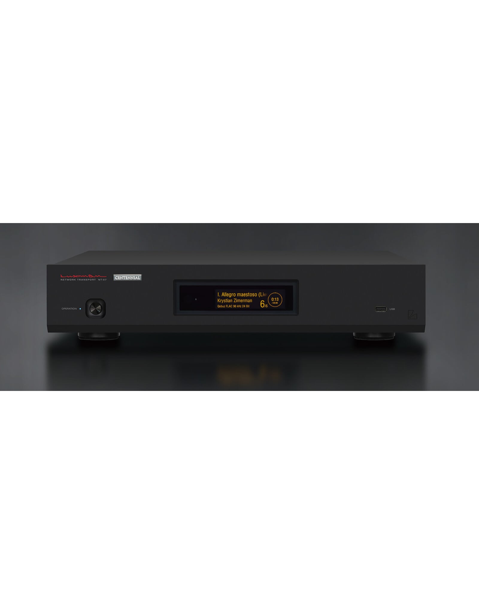 Luxman Luxman NT-07 Black Centennial Edition Network Transport/Streamer