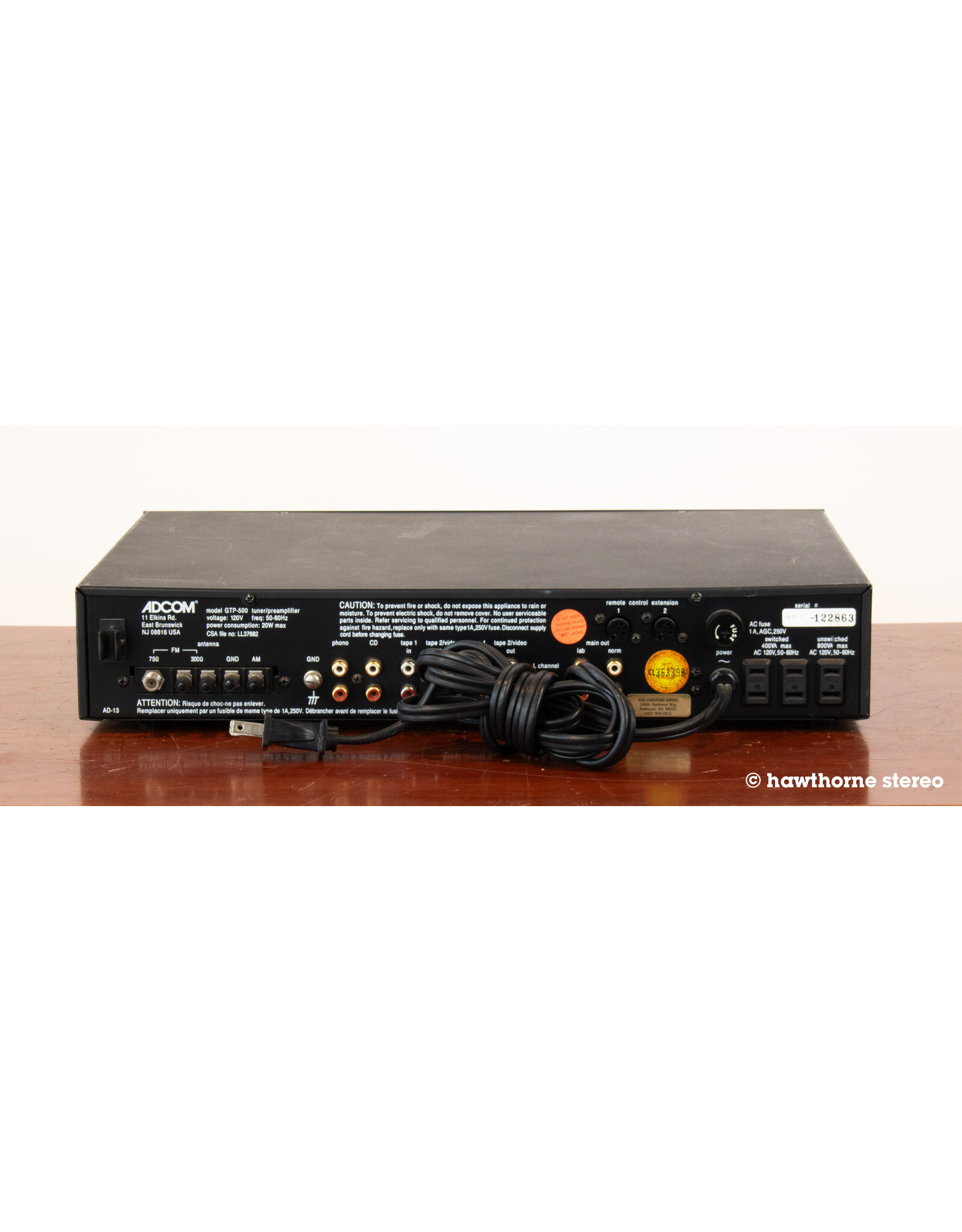 Adcom Adcom GTP-500 Tuner/Preamp USED