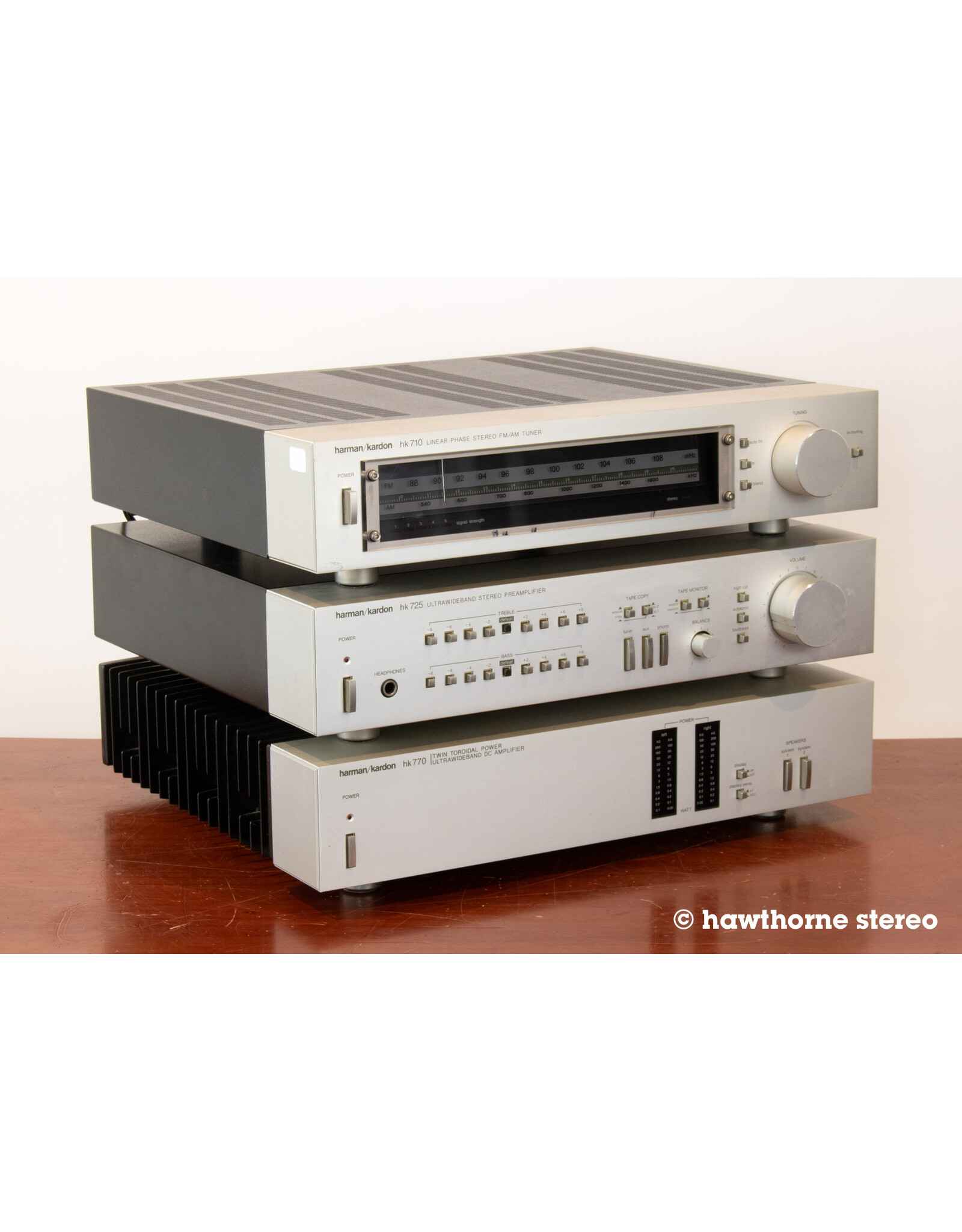 Harman/Kardon Harman/Kardon 710 725 770 Tuner Pre Amp Combo USED