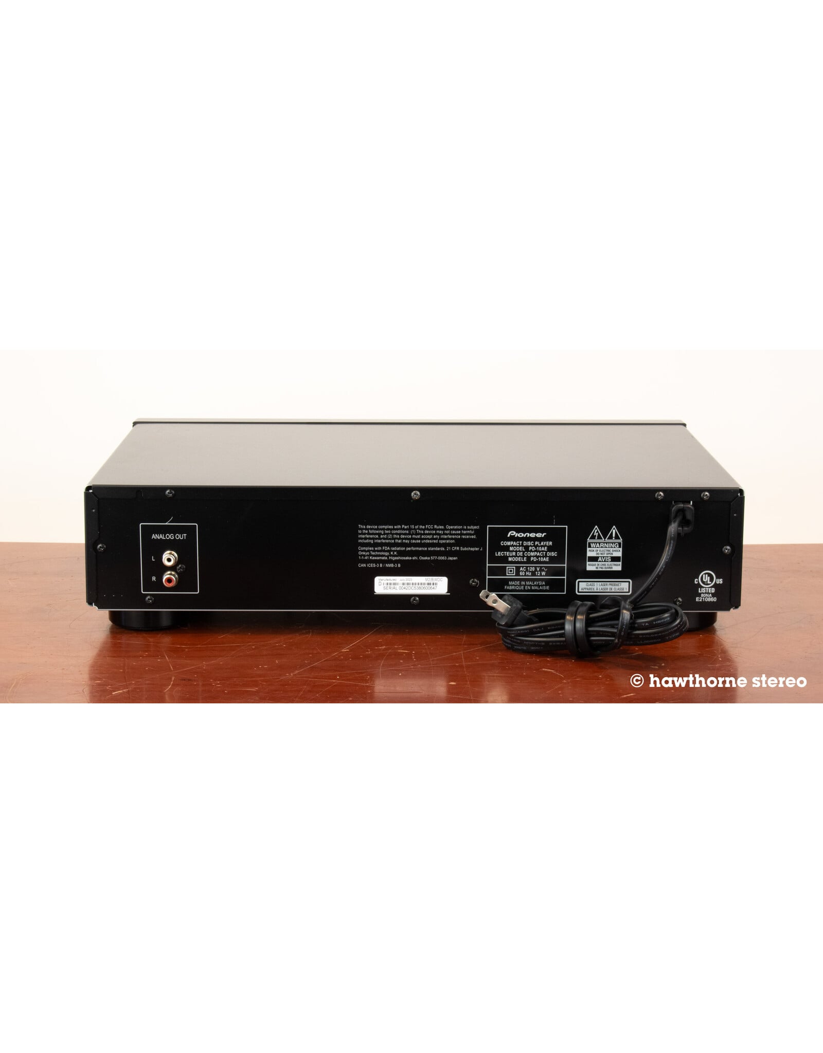 Pioneer Pioneer PD-10AE CD Player USED