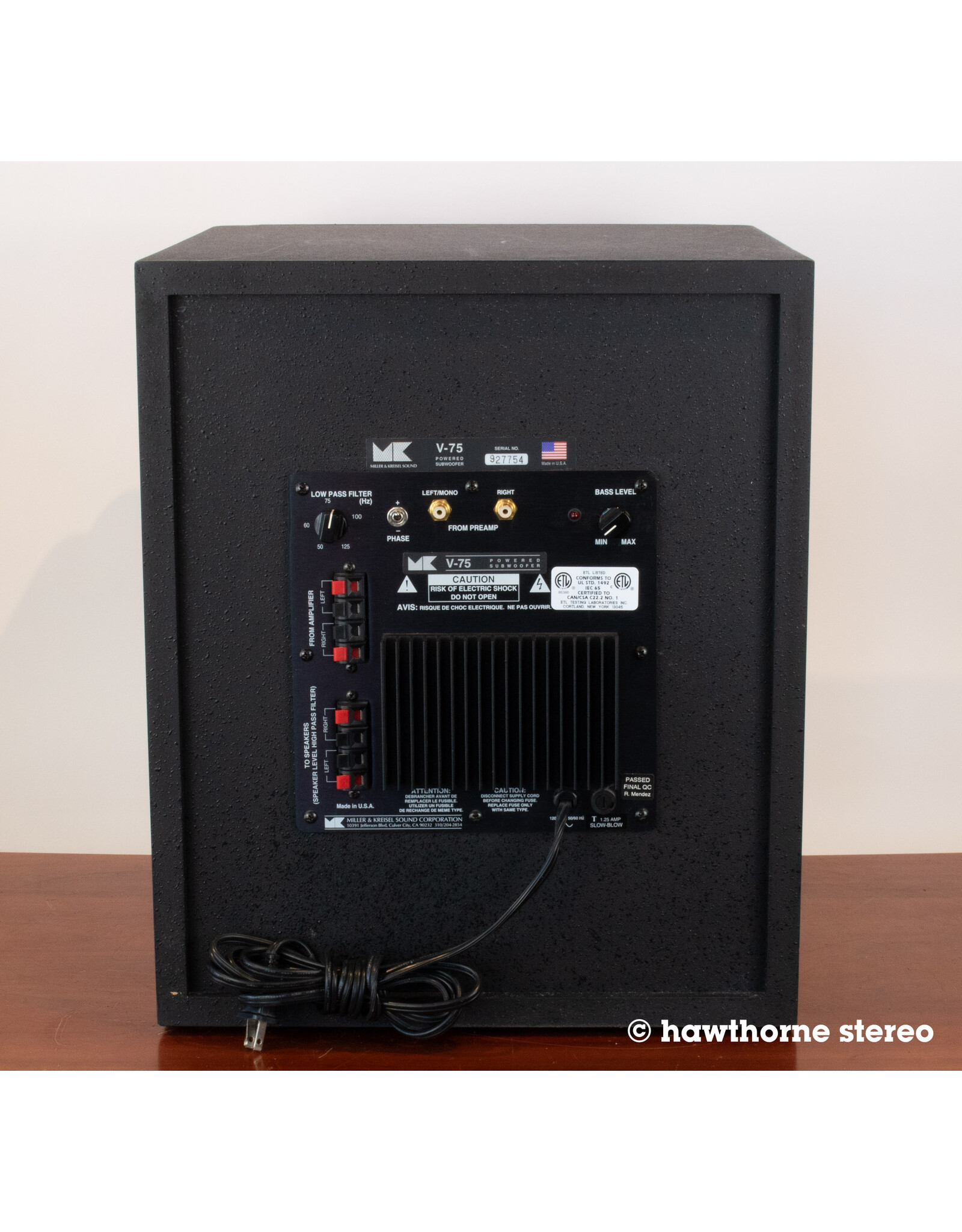M&K M&K V-75 Subwoofer USED